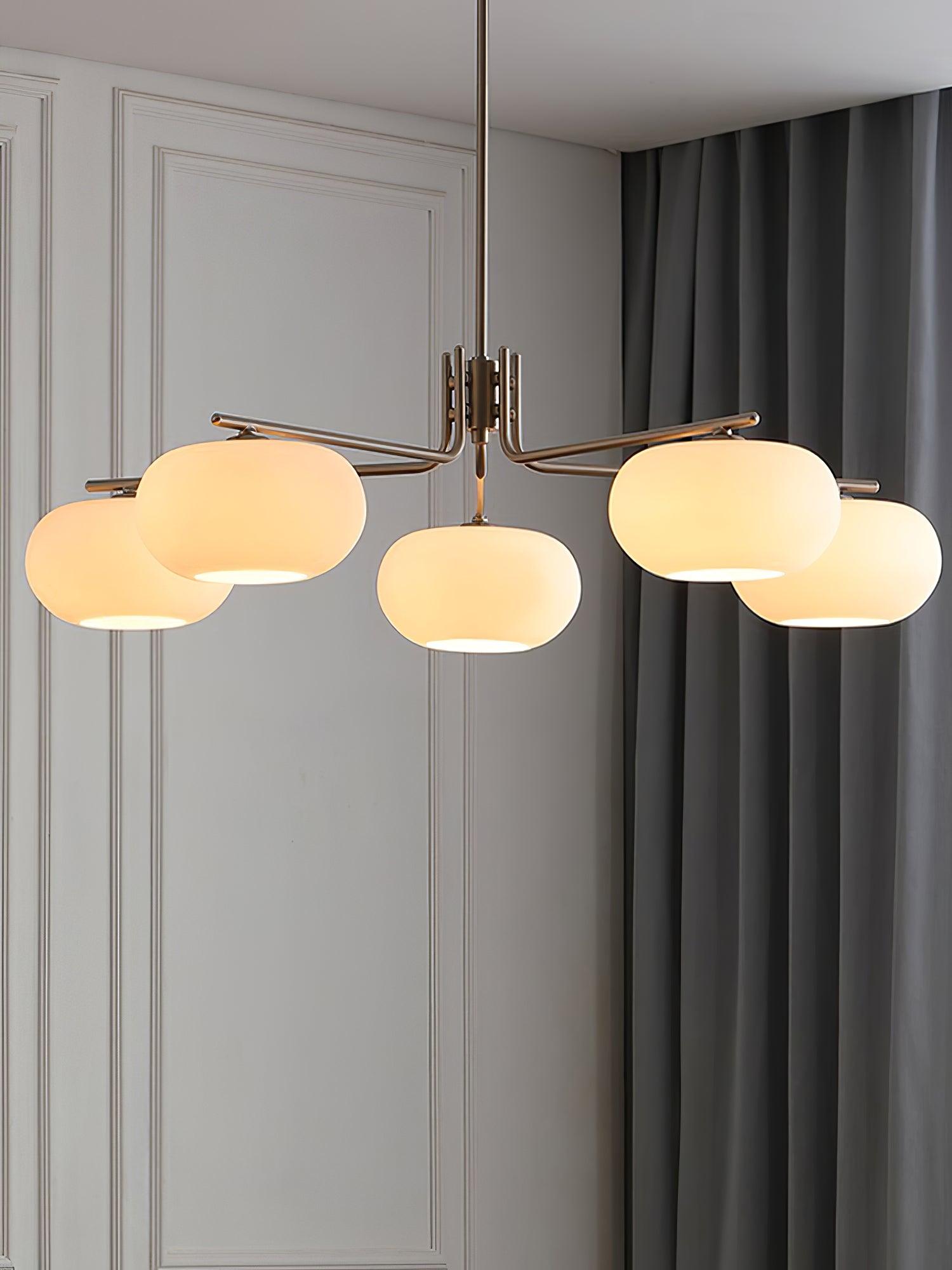 Lustra Chandelier Industriel 5-Luminaires Moderne - Neutralighting