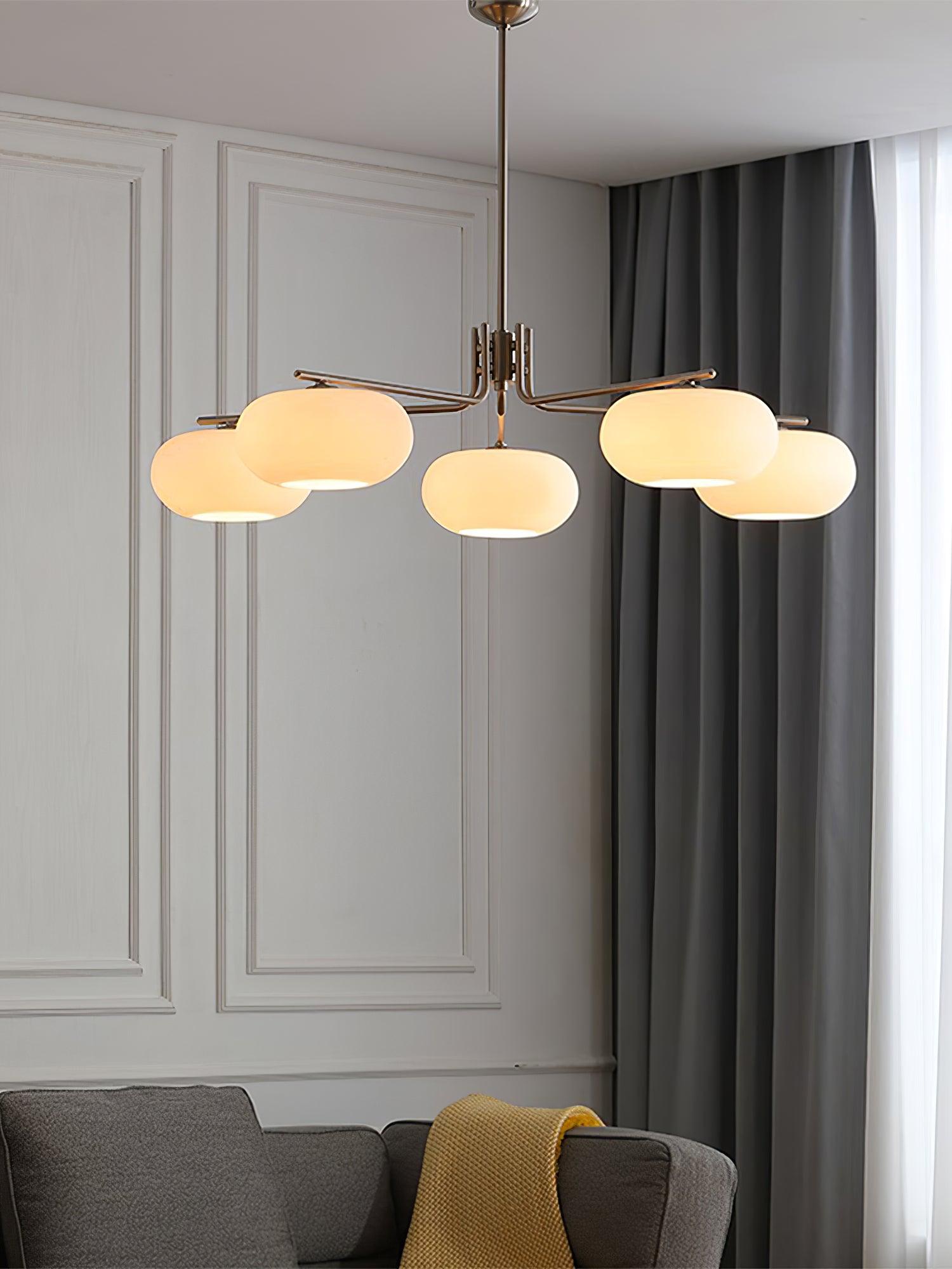 Lustra Chandelier Industriel 5-Luminaires Moderne - Neutralighting