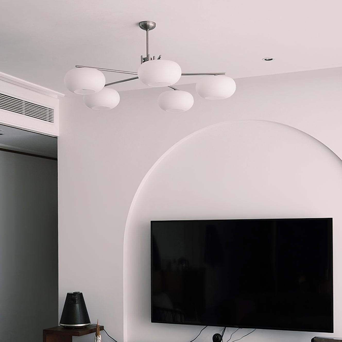Lustra Chandelier Industriel 5-Luminaires Moderne - Neutralighting