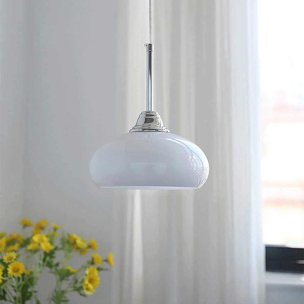 Valentina Simple Verre Métal Suspension Chambre à Coucher/Salle d'étude - Neutralighting