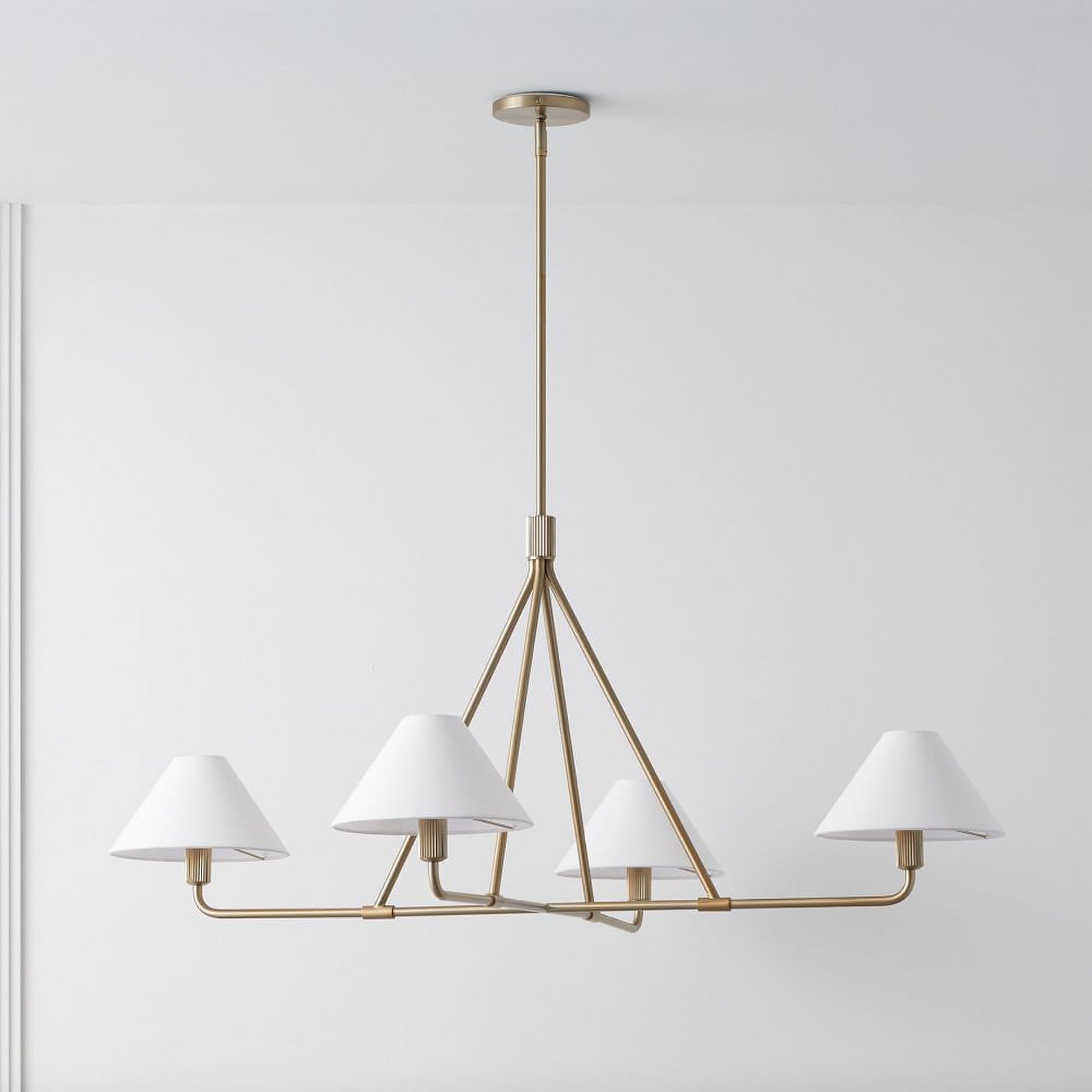 Ornuvyh Ancien Industriel Métal Tissu Lustre - Neutralighting