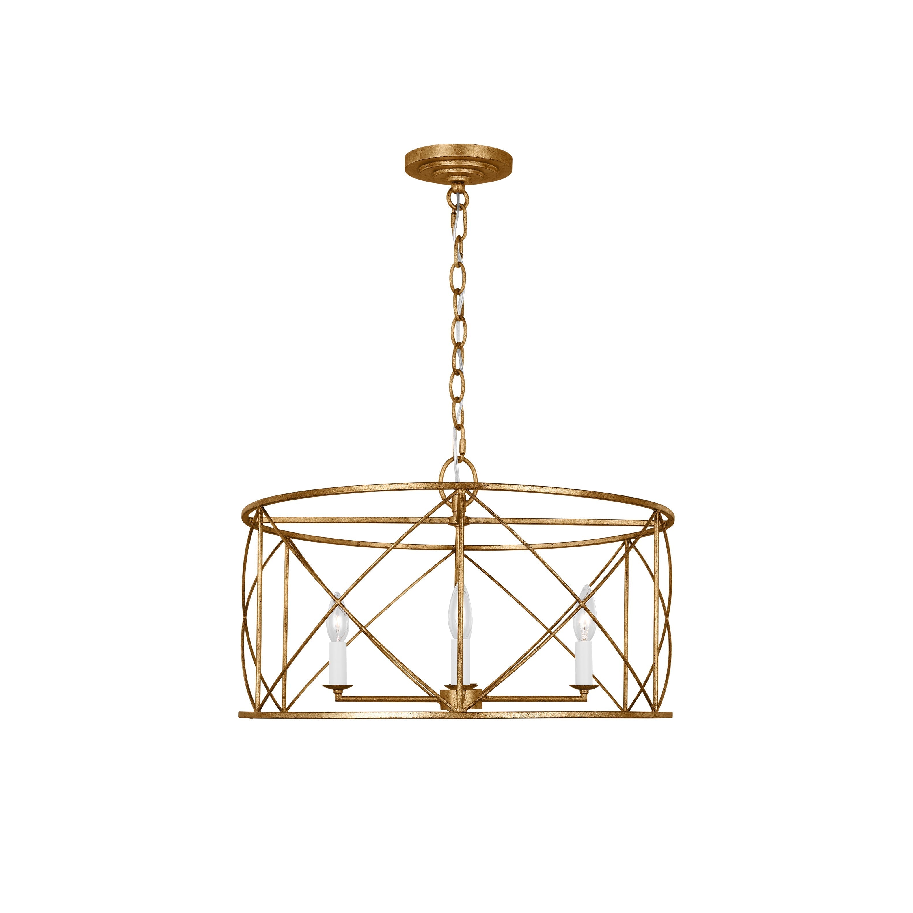 Waegnuvyu Moderne Minimaliste Ancien Industriel Métal Lanterne Lustre - Neutralighting
