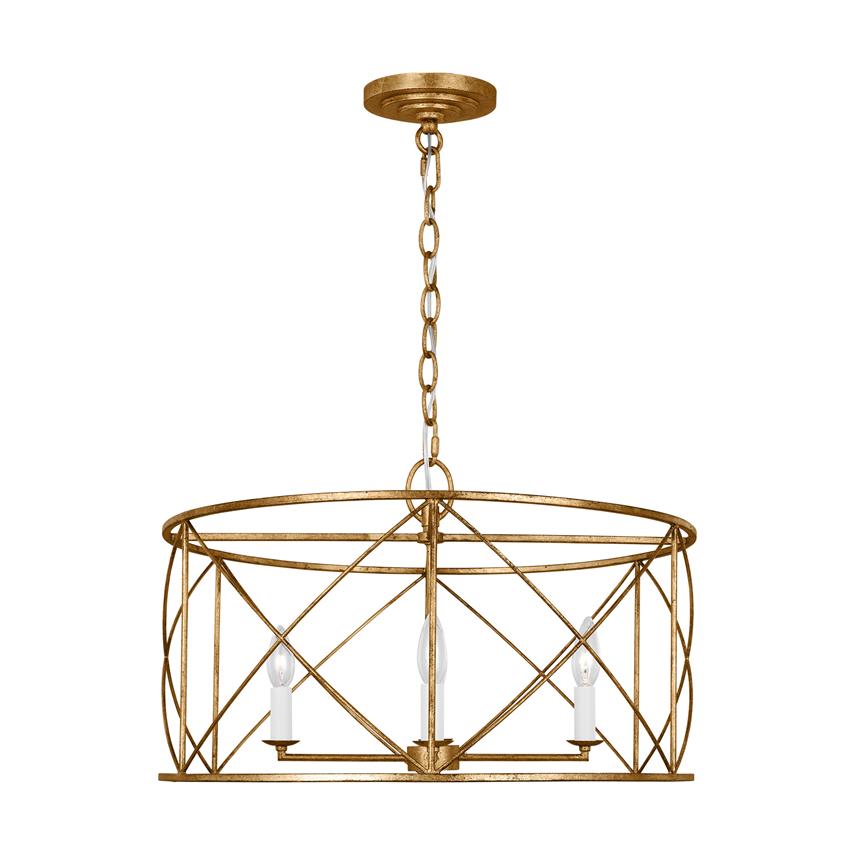 Waegnuvyu Moderne Minimaliste Ancien Industriel Métal Lanterne Lustre - Neutralighting