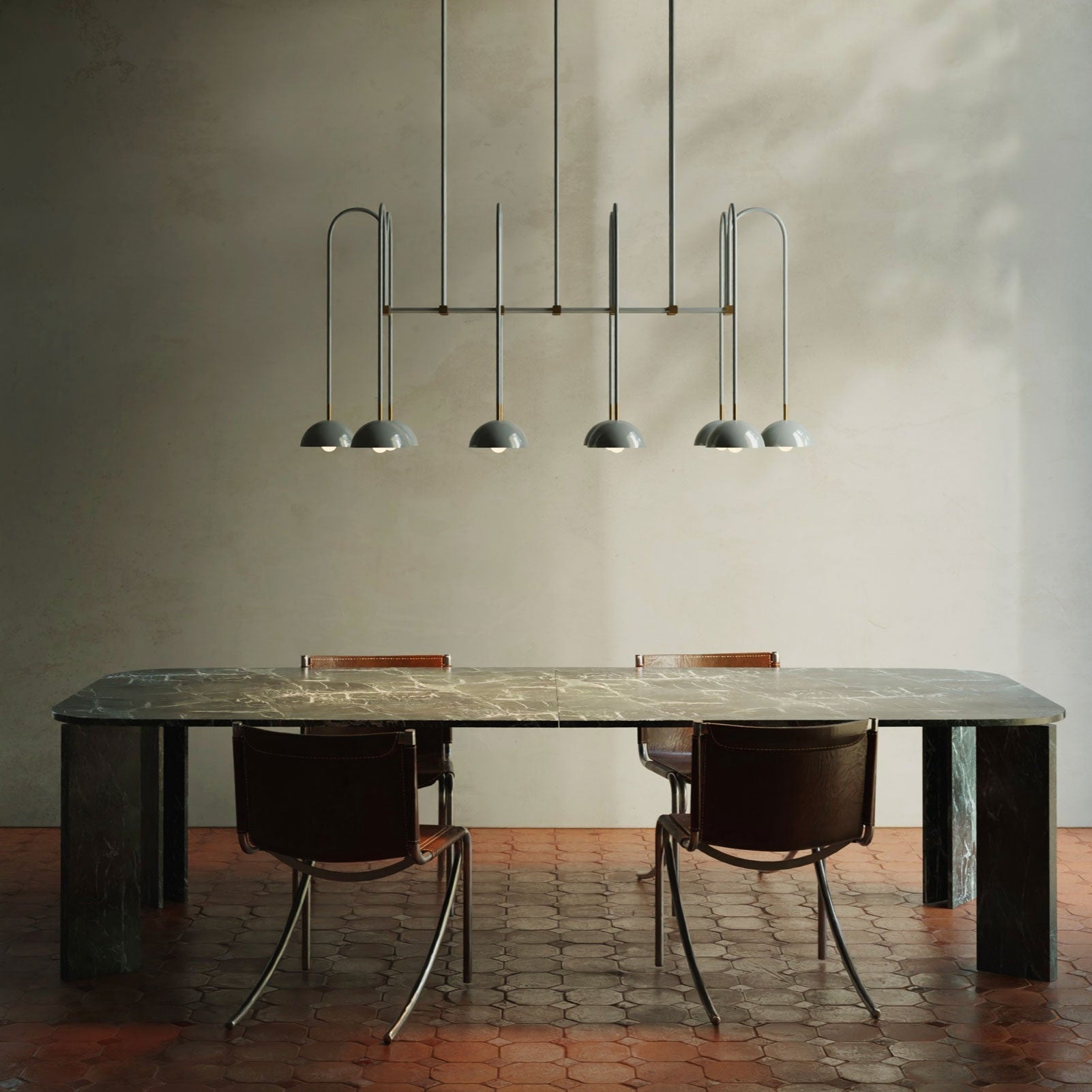 Blikuvyh Ancien Industriel Atelier Laiton Métal Lustre - Neutralighting
