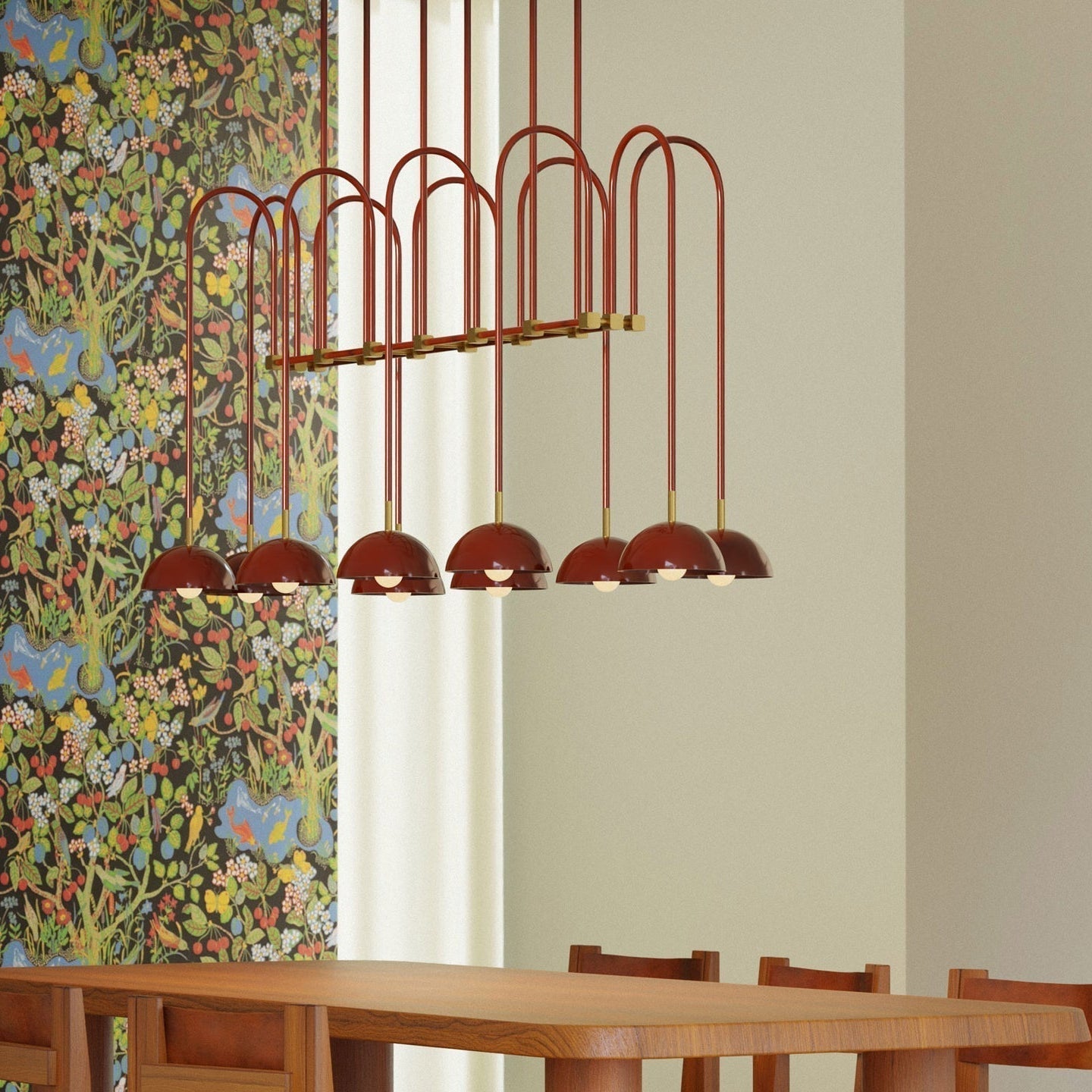 Blikuvyh Ancien Industriel Atelier Laiton Métal Lustre - Neutralighting