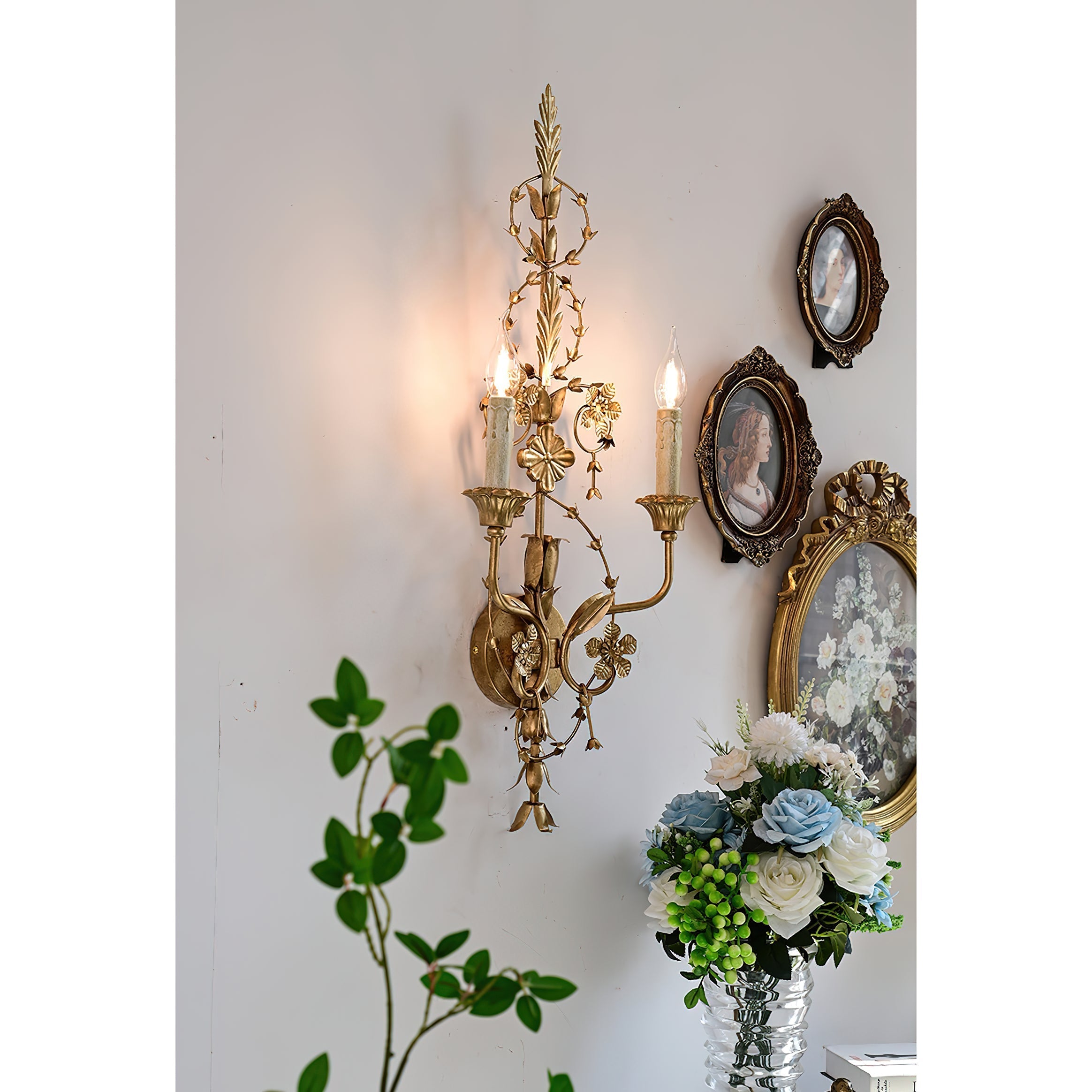 Aevuvyu Premium Vintage Industrial Metal Wall Lamp - Lamp Copper