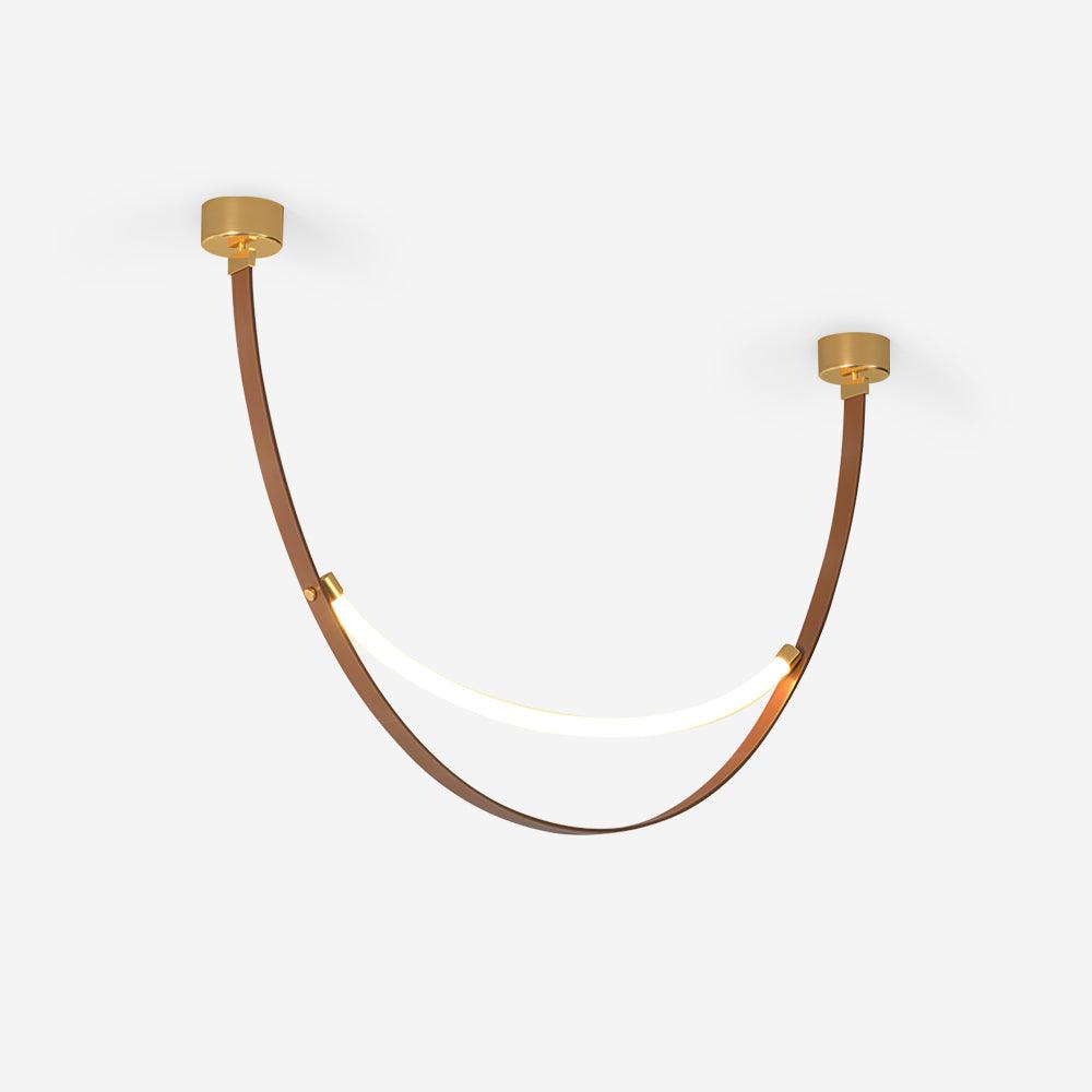 Belt Lampe à Suspension en Cuir et Silicone Minimaliste - Neutralighting
