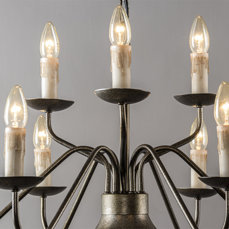 Blikuvyu Ancien Industriel Laiton Métal Lustre - Neutralighting