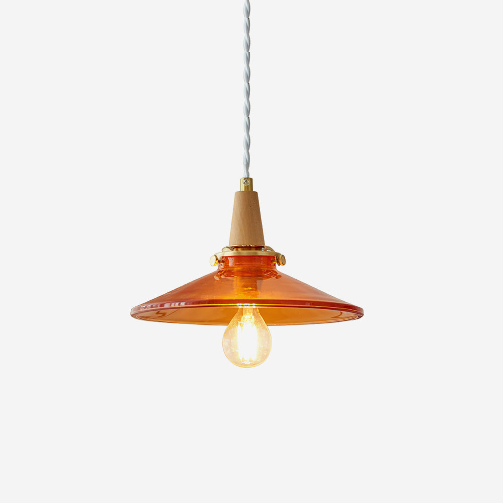 Benra Suspension Orange Verre Scandinave - Neutralighting