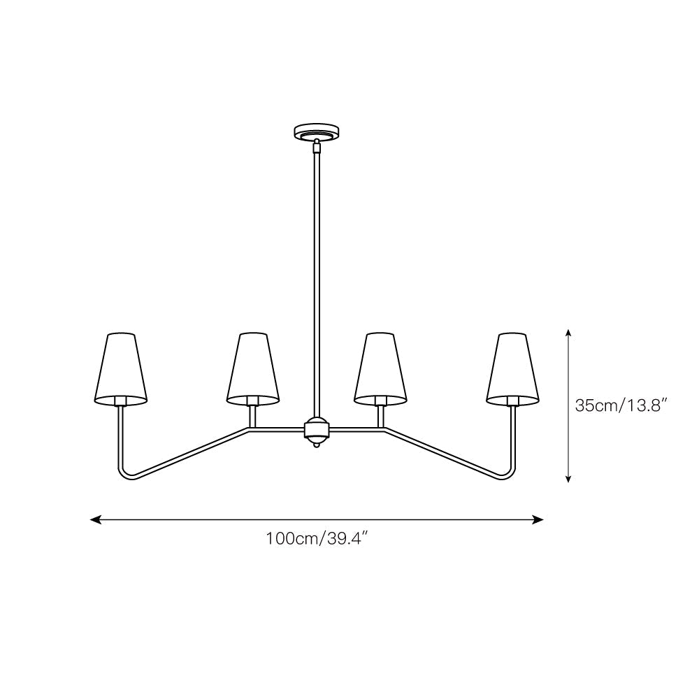 Avvenora Suspension Vintage Industrielle en Laiton et Tissu - Neutralighting