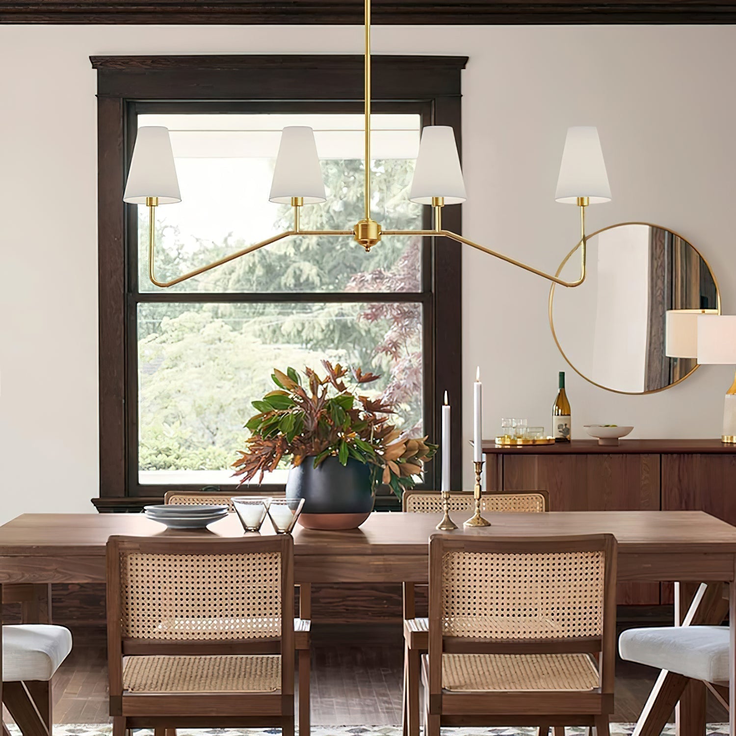 Avvenora Suspension Vintage Industrielle en Laiton et Tissu - Neutralighting