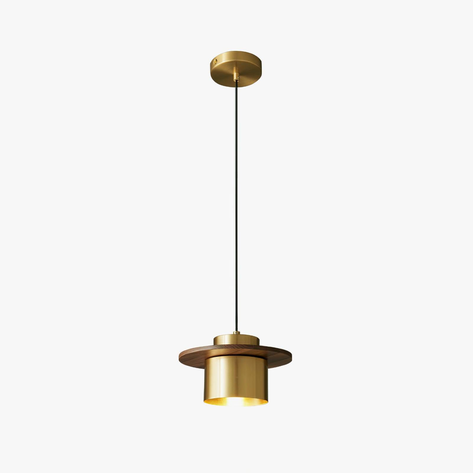 Aurora Lustre Suspendu Industriel En Laiton - Neutralighting