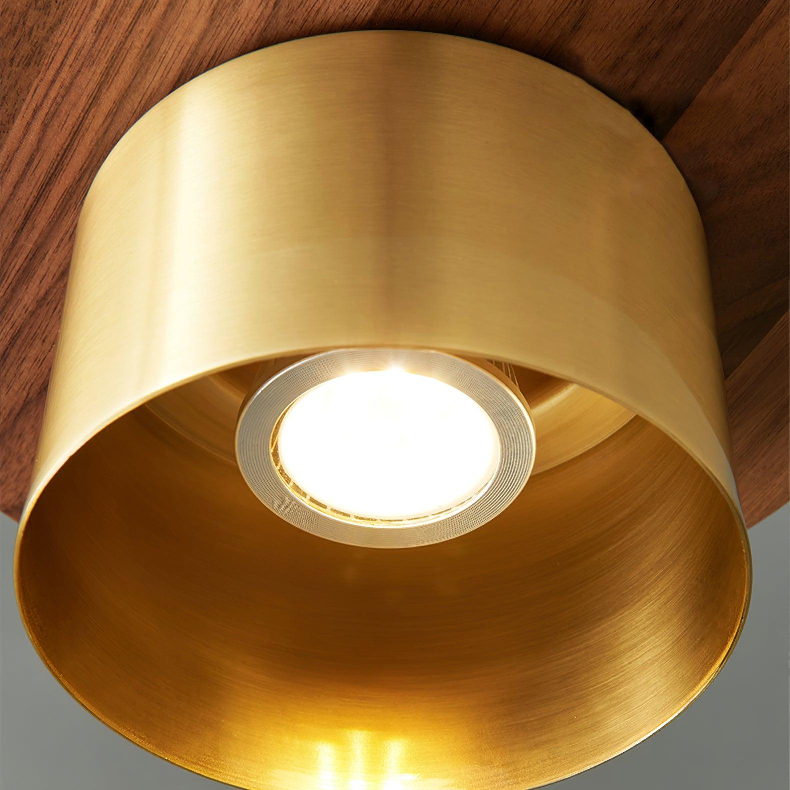 Aurora Lustre Suspendu Industriel En Laiton - Neutralighting