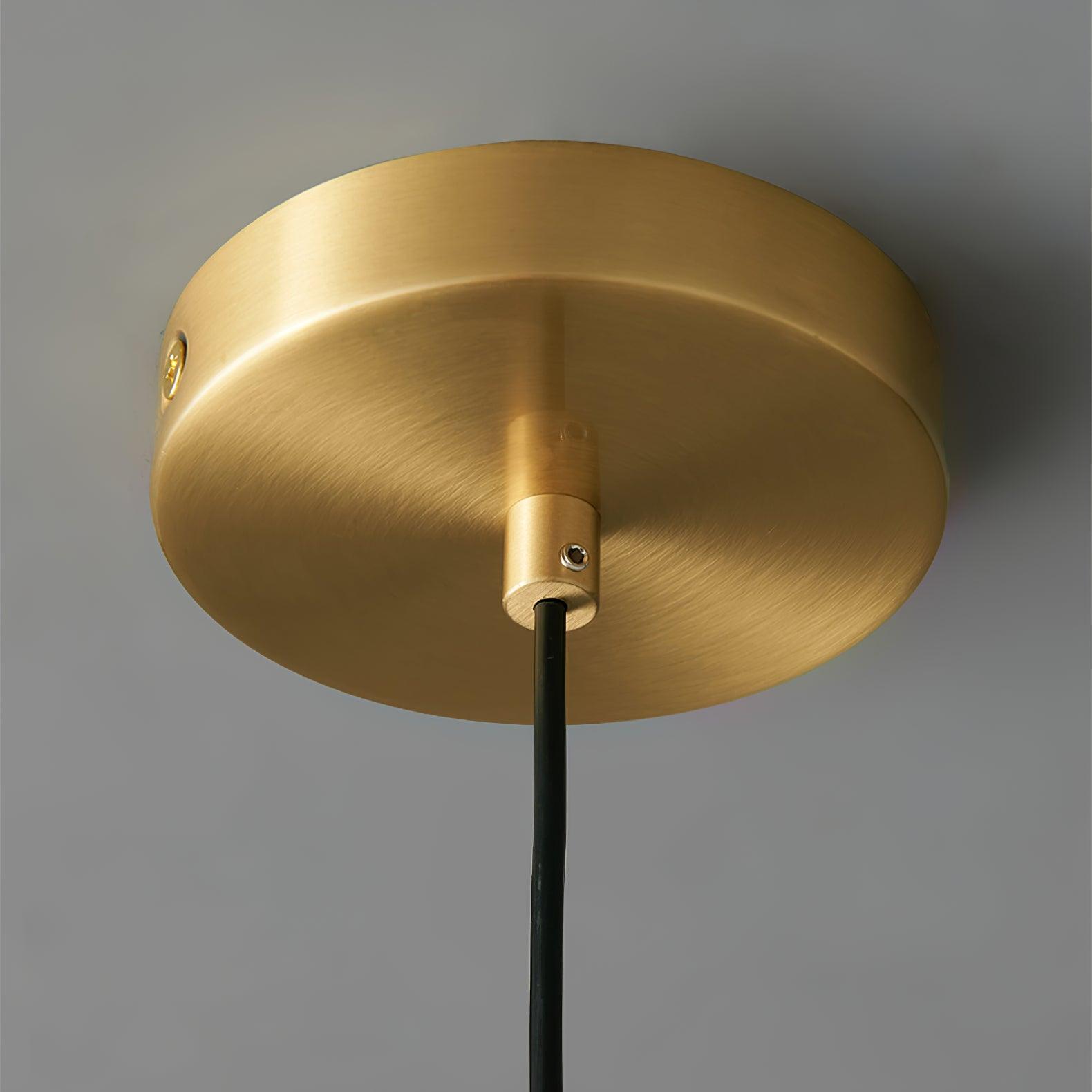 Aurora Lustre Suspendu Industriel En Laiton - Neutralighting