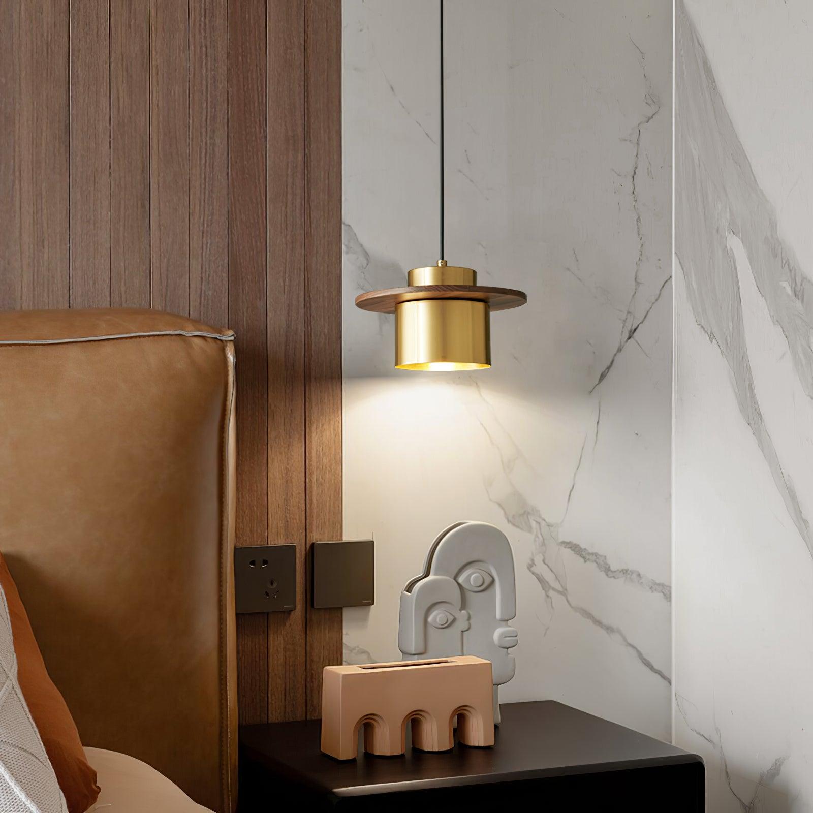 Aurora Lustre Suspendu Industriel En Laiton - Neutralighting