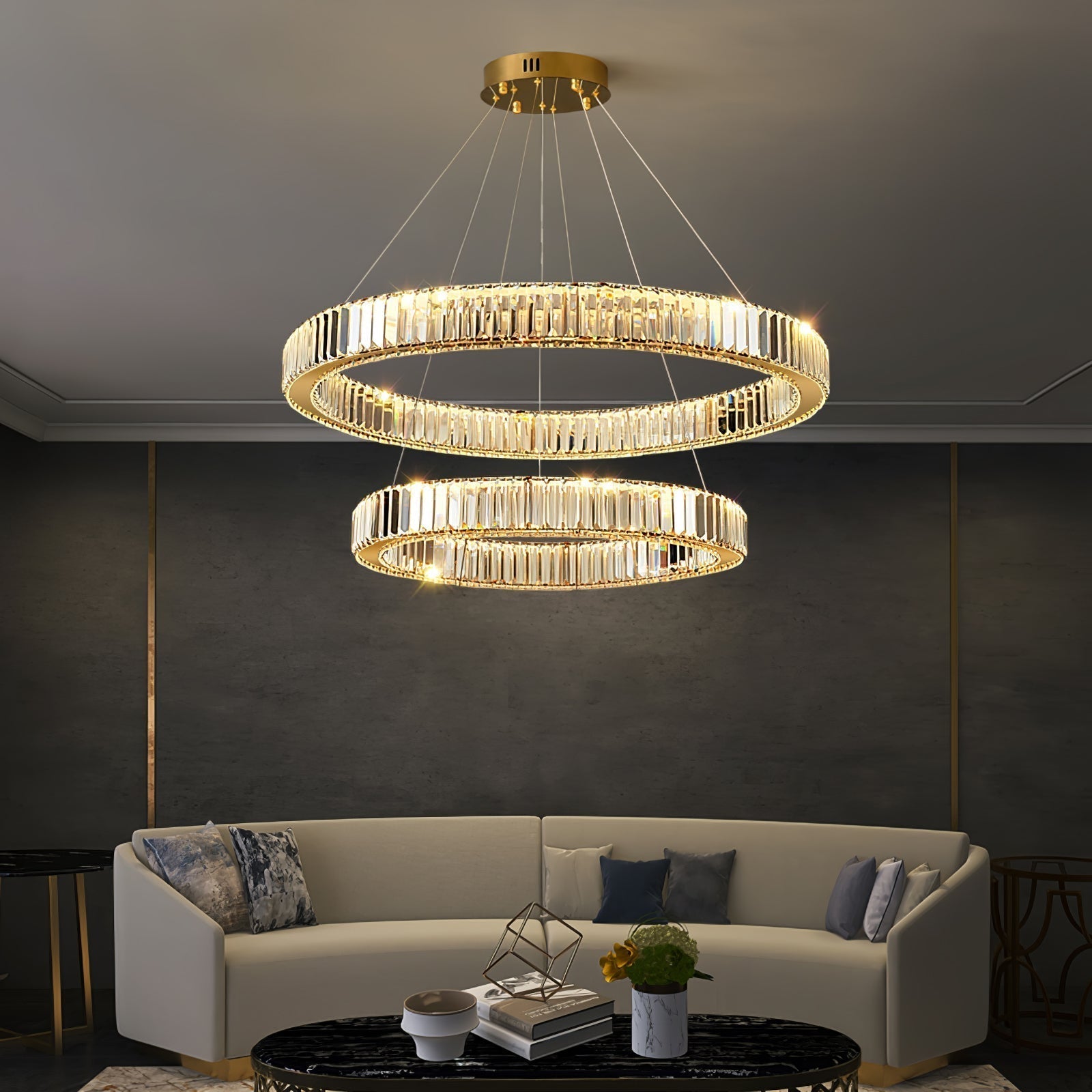 Bertolda Chandeliers - Blowlighting