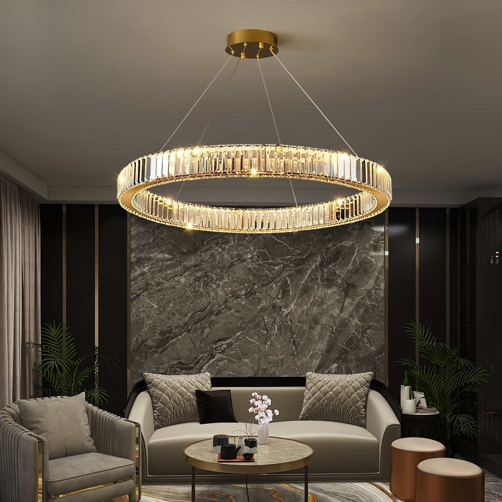 Bertolda Chandeliers - Blowlighting