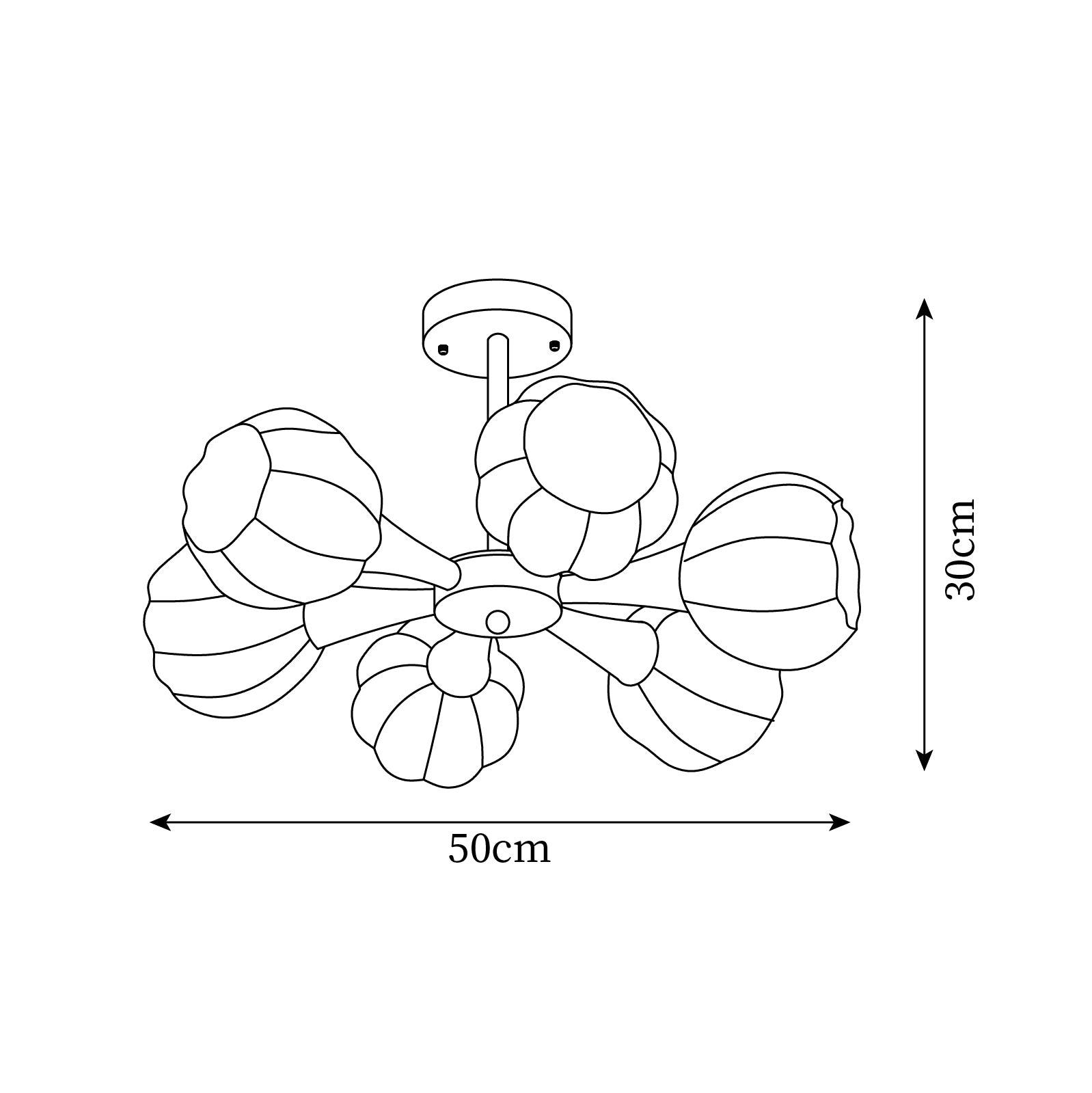 Bethel Chandelier Citrouille Rustique - Neutralighting