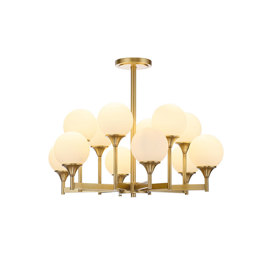 Himinuvyh Ancien Industriel Métal Verre Lustre - Neutralighting