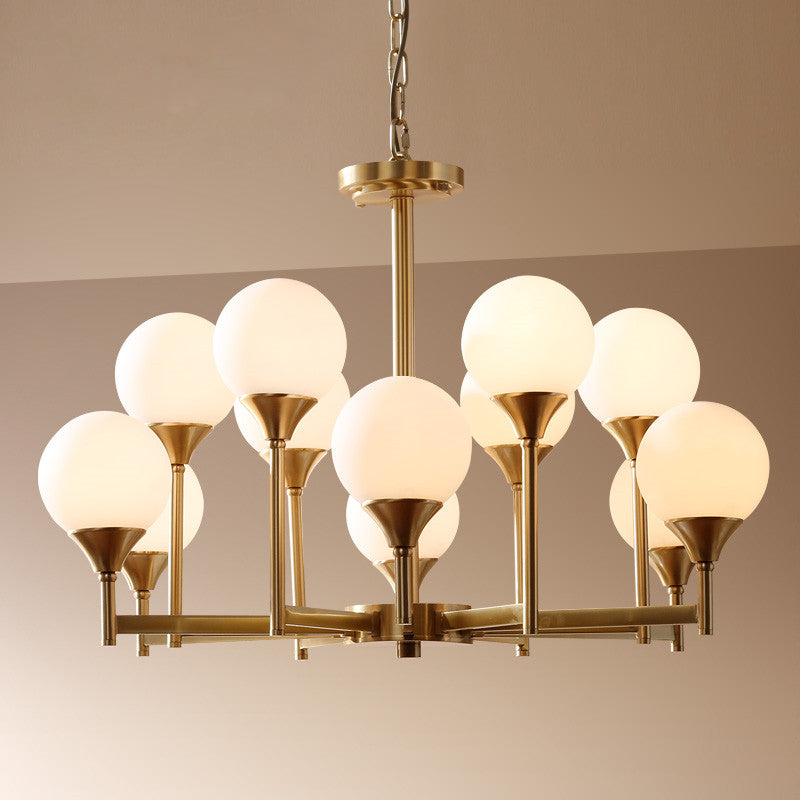 Himinuvyh Ancien Industriel Métal Verre Lustre - Neutralighting