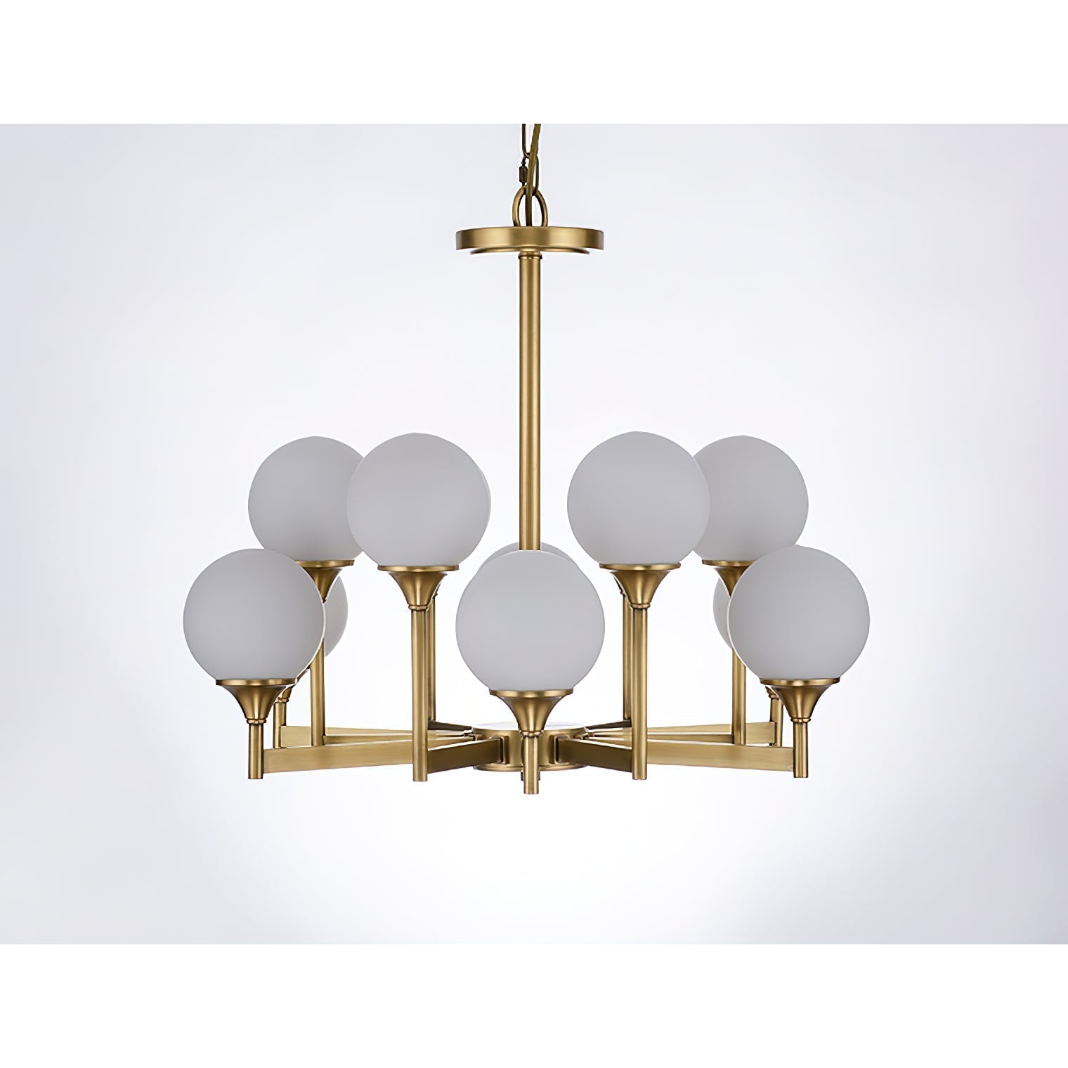 Himinuvyh Ancien Industriel Métal Verre Lustre - Neutralighting