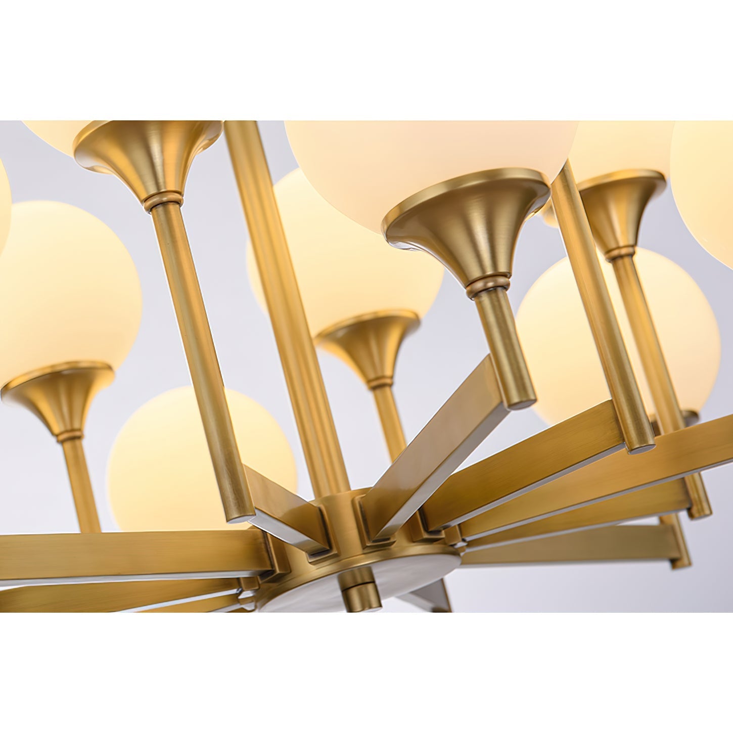 Himinuvyh Ancien Industriel Métal Verre Lustre - Neutralighting