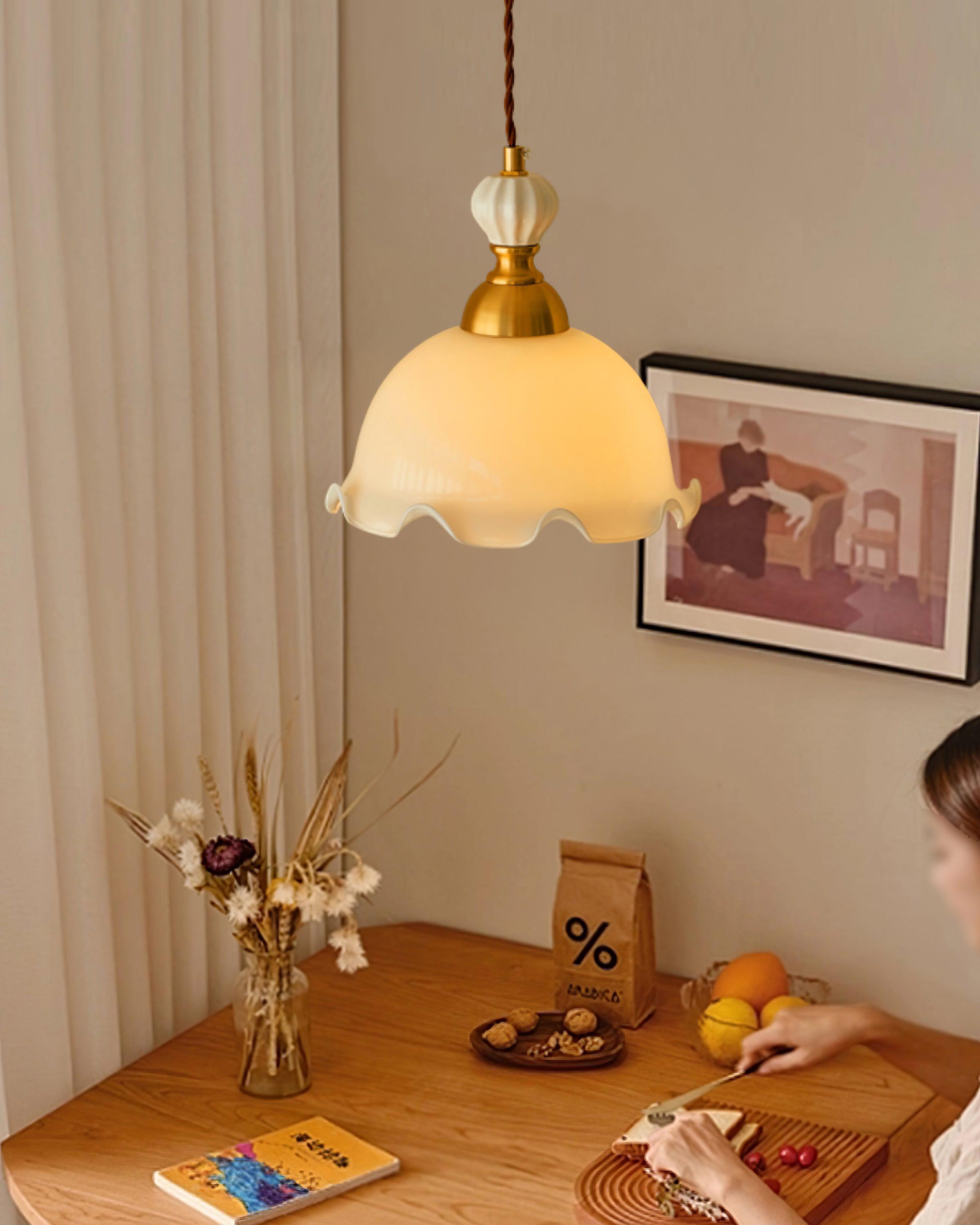 Valo Suspension Vintage Romantique en Verre - Neutralighting