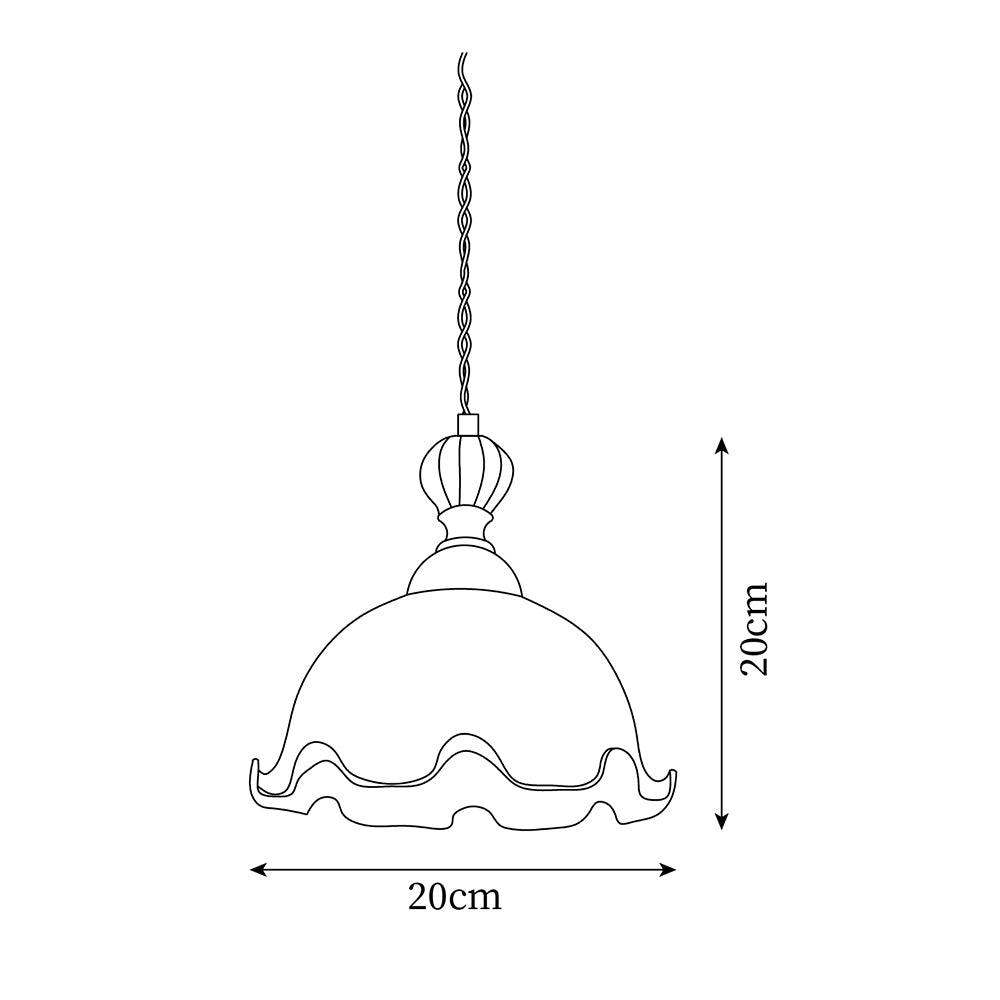 Valo Suspension Vintage Romantique en Verre - Neutralighting