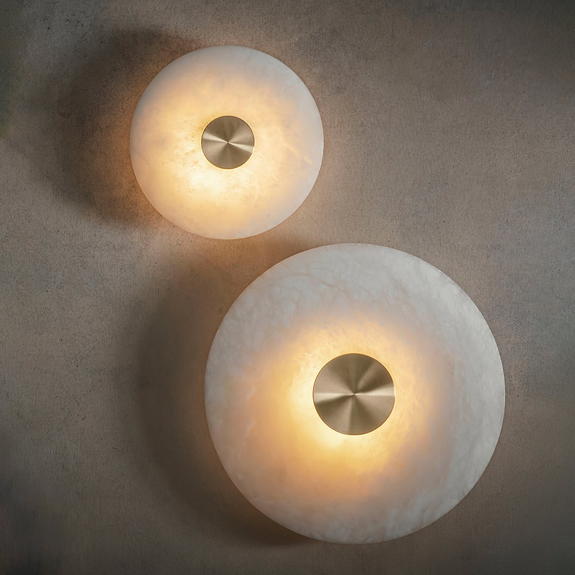 Ildvuvyu Modern Minimalist Alabaster Wall Lamp - Lamp Copper