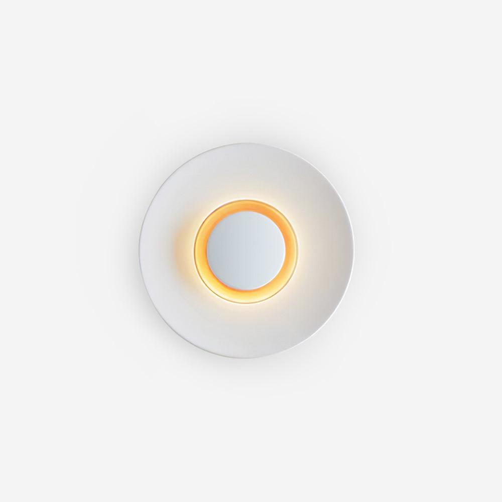 Wall Light Halo Integrated LED Gold Ring Modern Minimalist - Letslighting