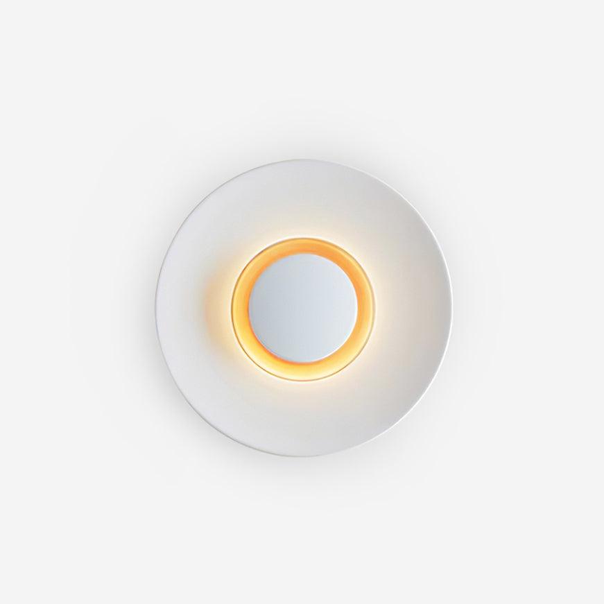 Wall Light Halo Integrated LED Gold Ring Modern Minimalist - Letslighting