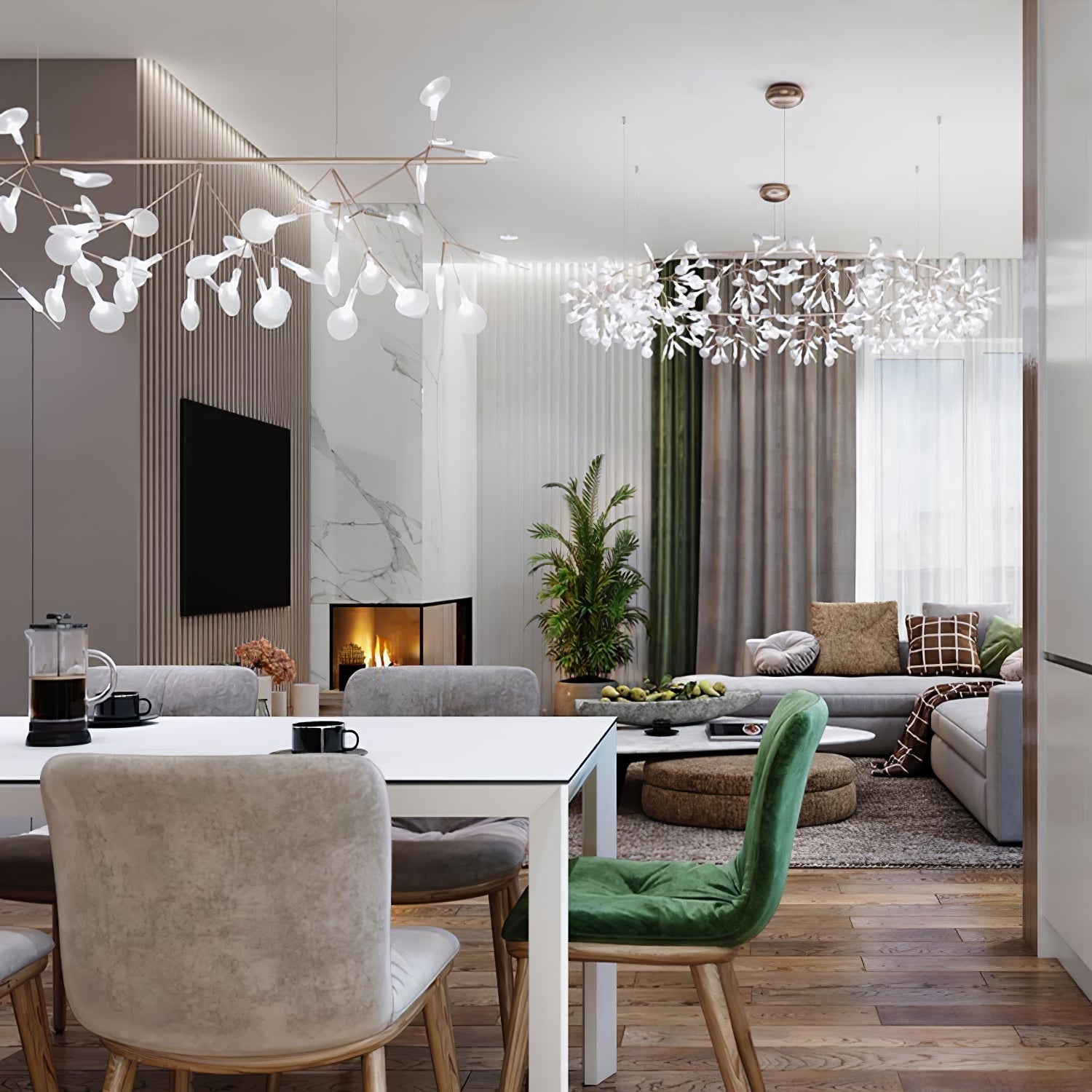 Lustra Chandelier Branche Firefly LED - Neutralighting