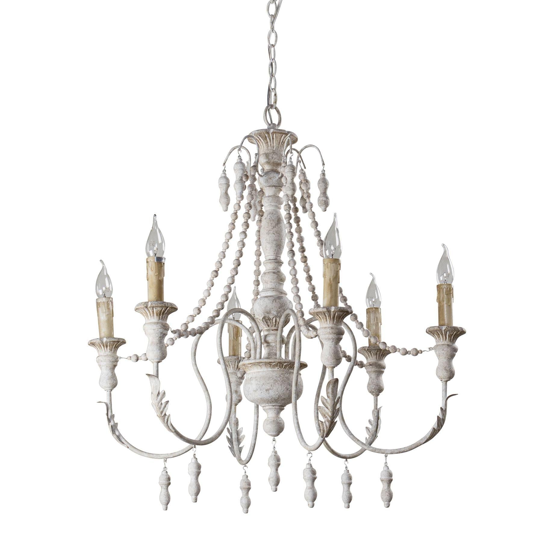 Norduvyh Postmodern Luxury Traditional Wooden Metal Chandelier - Lamp Copper