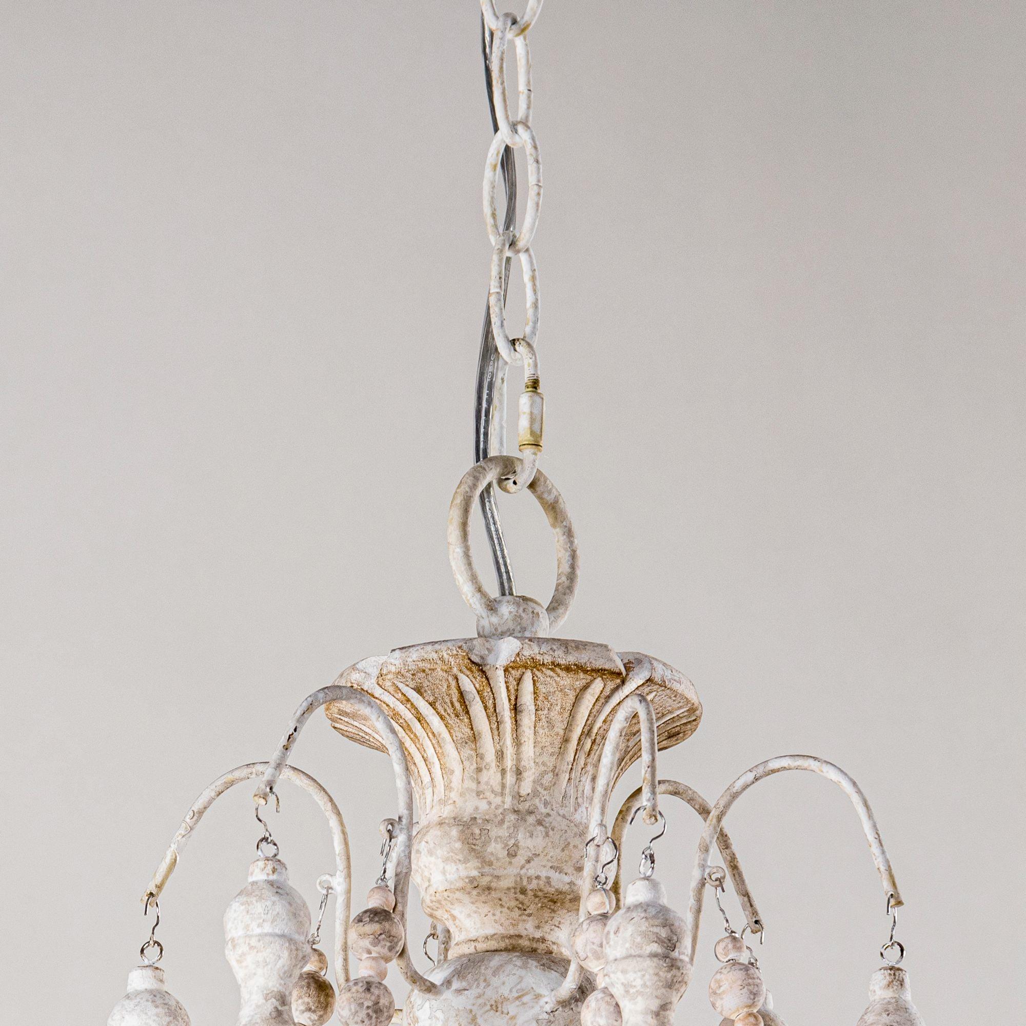 Norduvyh Postmodern Luxury Traditional Wooden Metal Chandelier - Lamp Copper