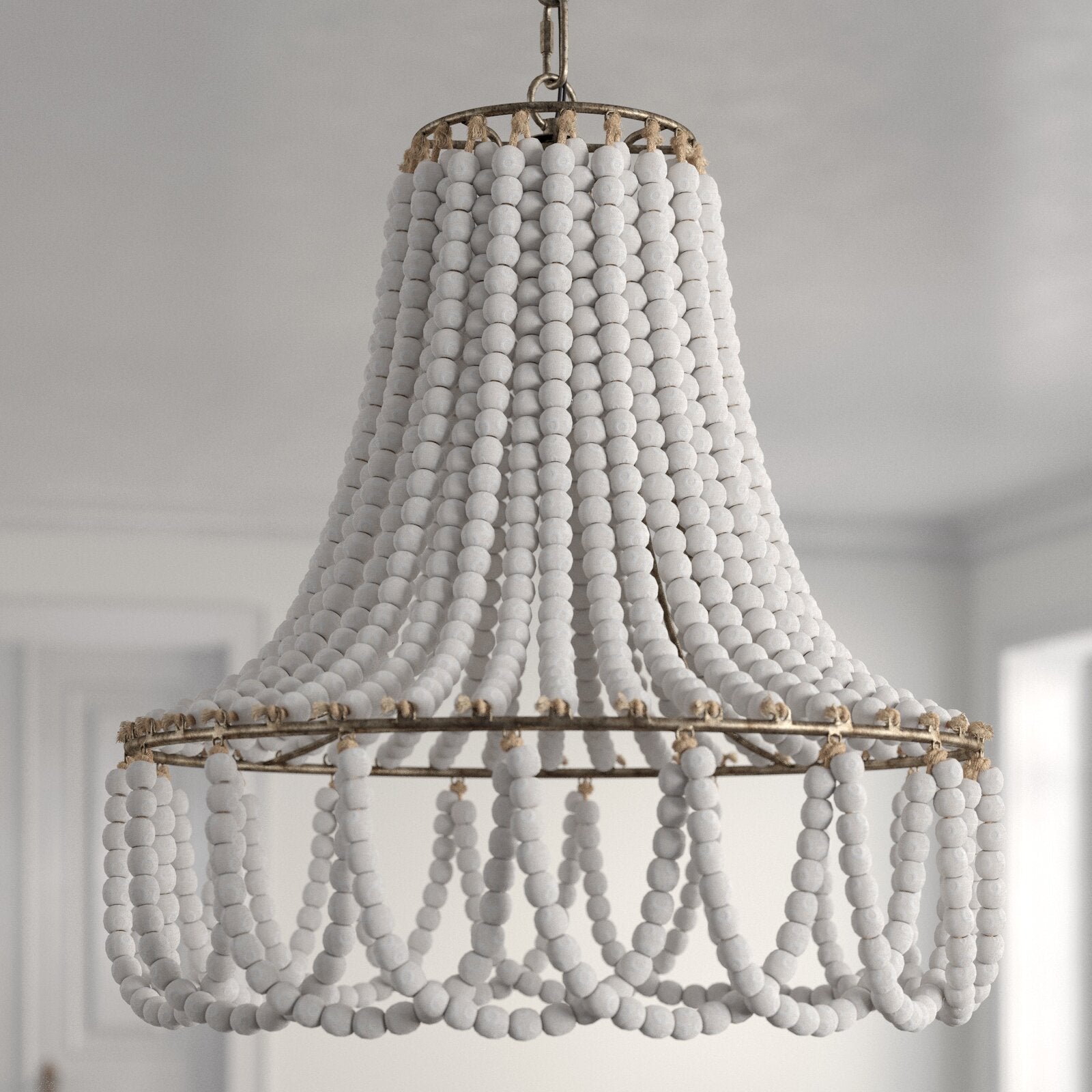 Qvistuvyd Postmodern Luxury Wooden Metal Chandelier - Lamp Copper
