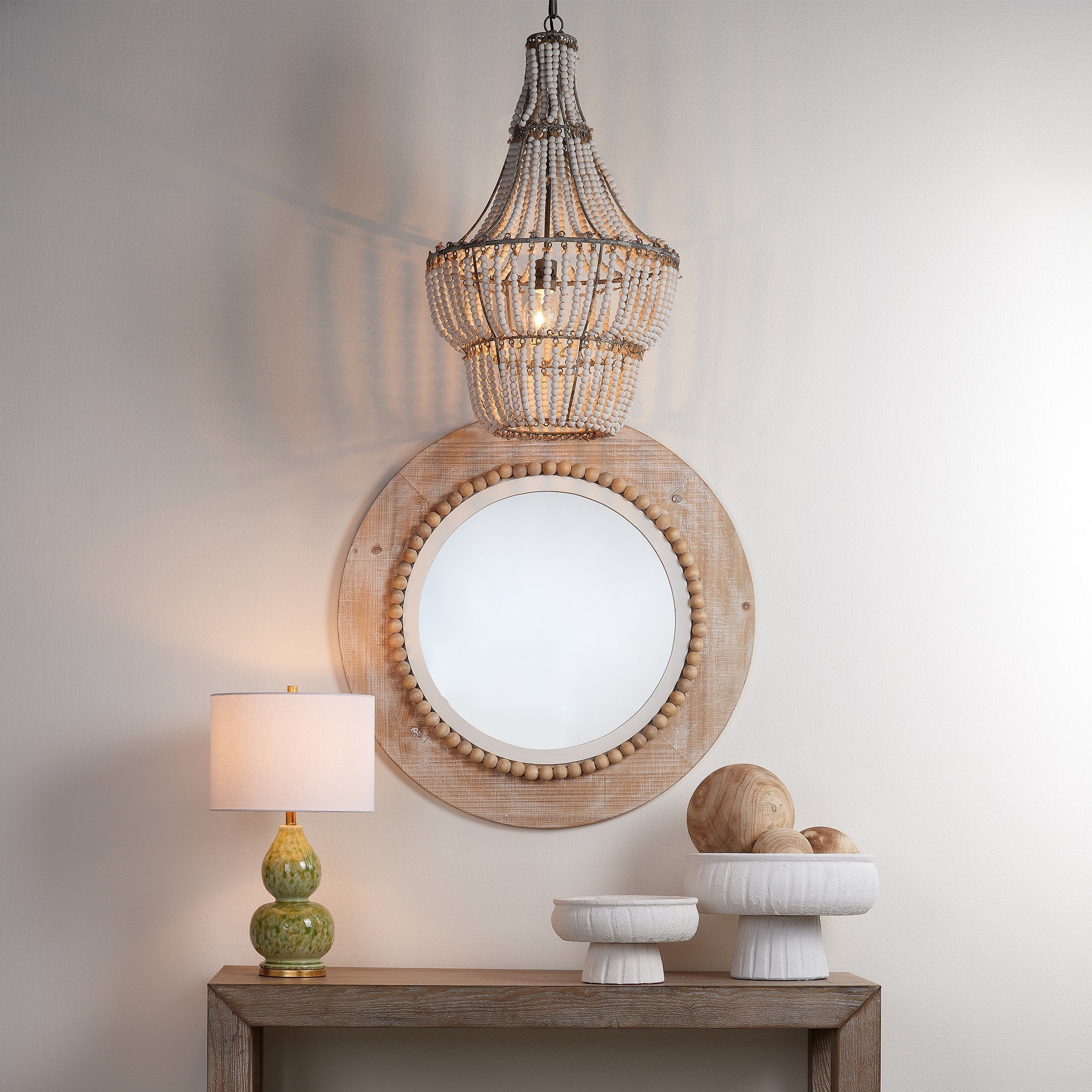Qvistuvyd Postmodern Luxury Wooden Metal Chandelier - Lamp Copper
