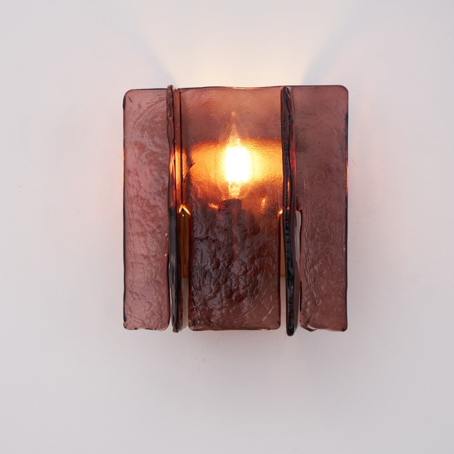 Lustra Wall Light Brass Glass Clear - Neutralighting