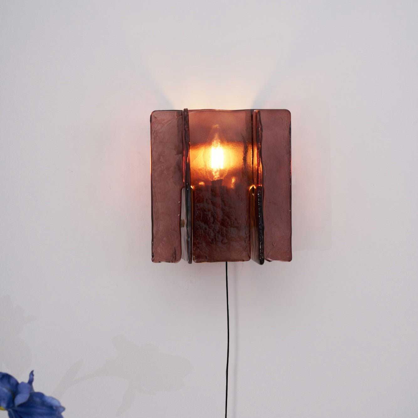 Lustra Wall Light Brass Glass Clear - Neutralighting