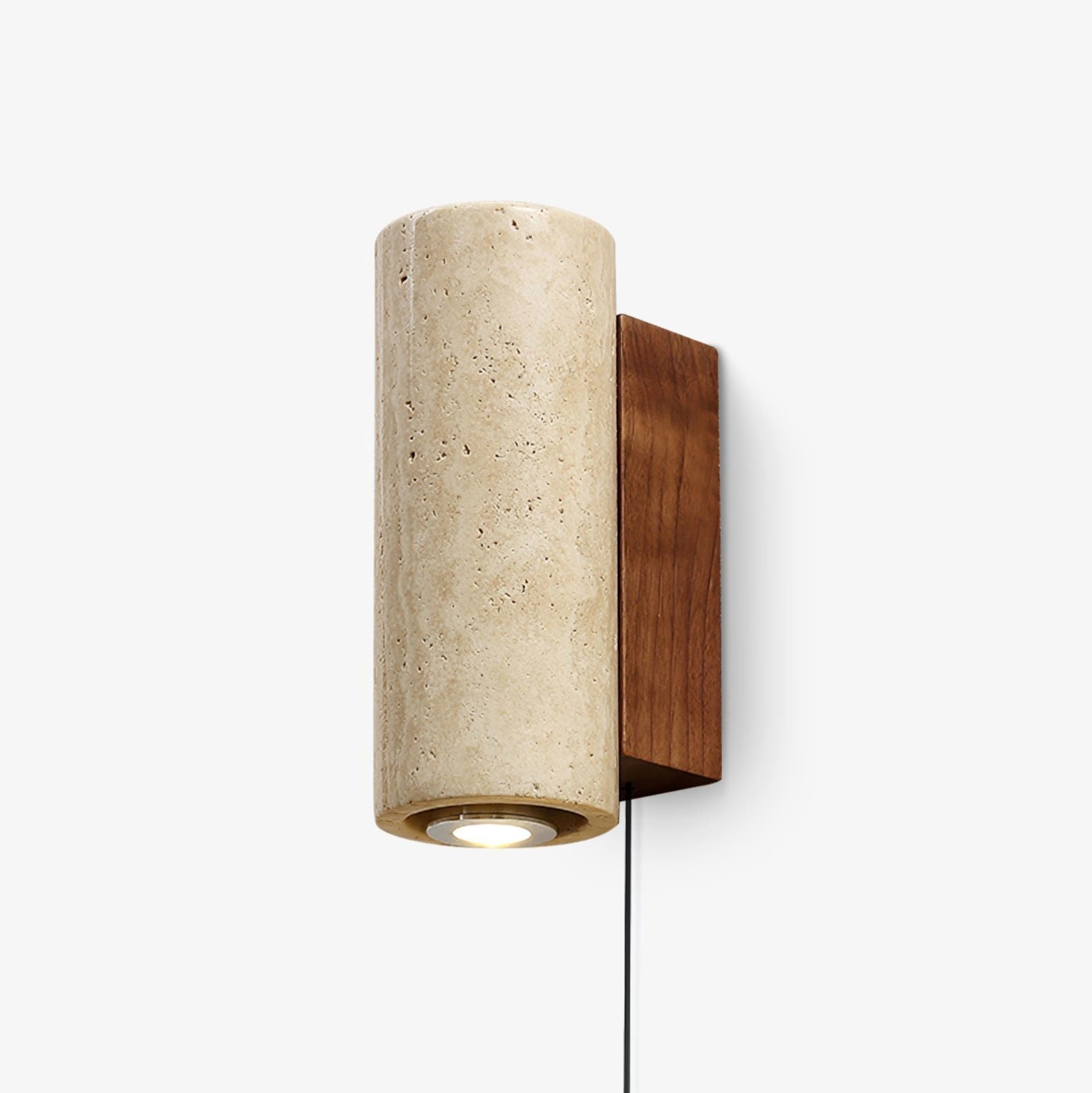 Veyrila Rectangular Travertine Wall Light - Neutralighting