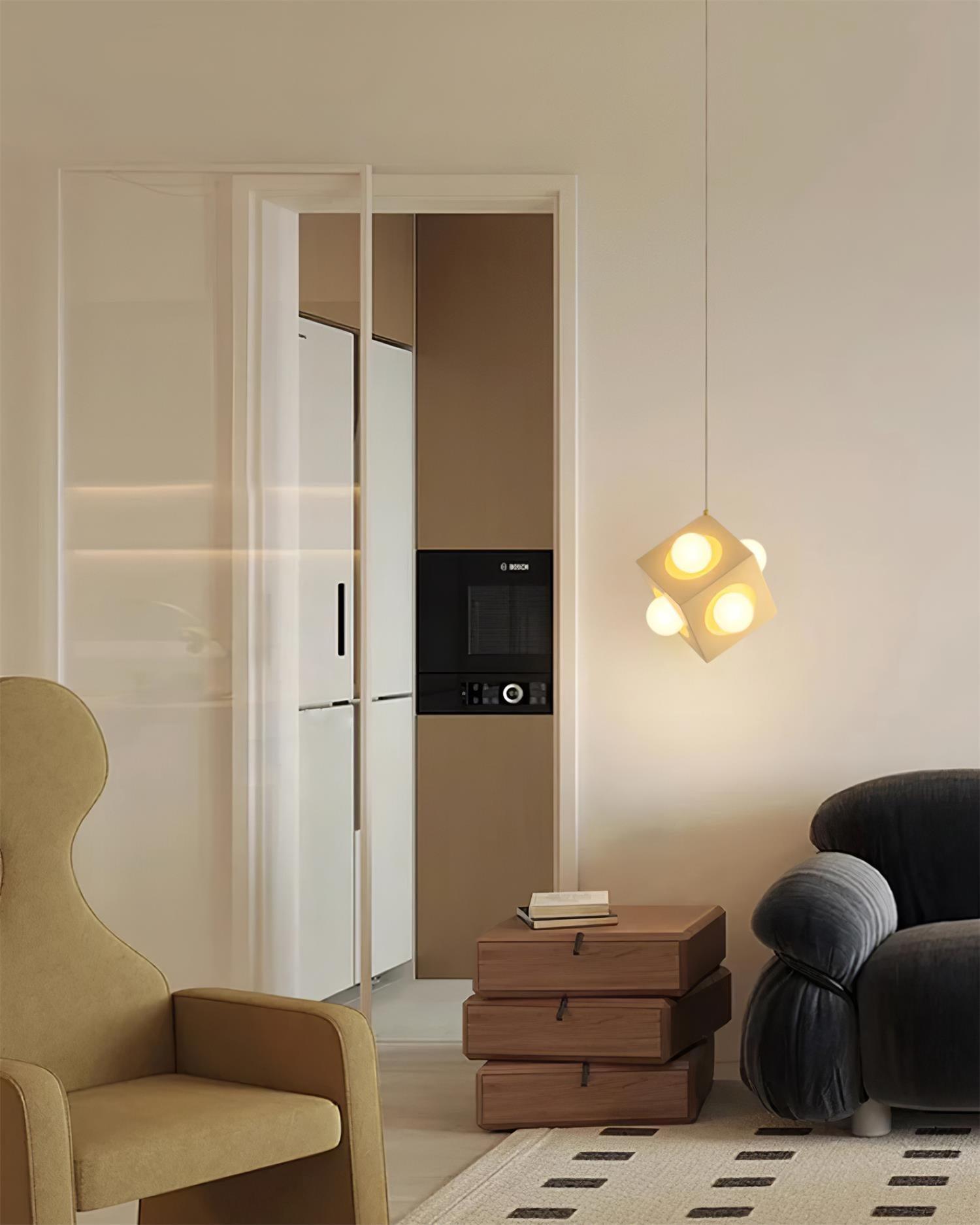 Block Pendant Lamp Cubic Minimalist - Letslighting