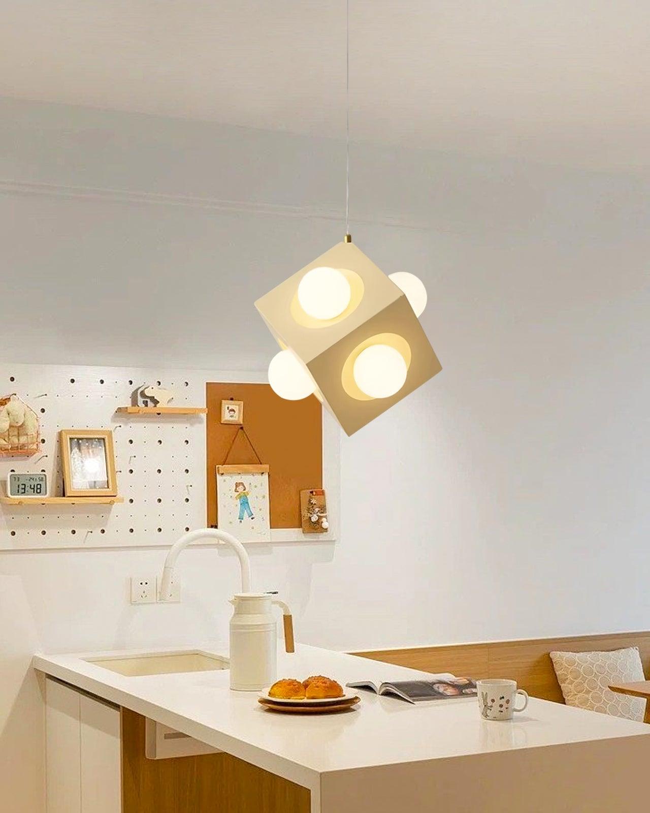 Block Pendant Lamp Cubic Minimalist - Letslighting