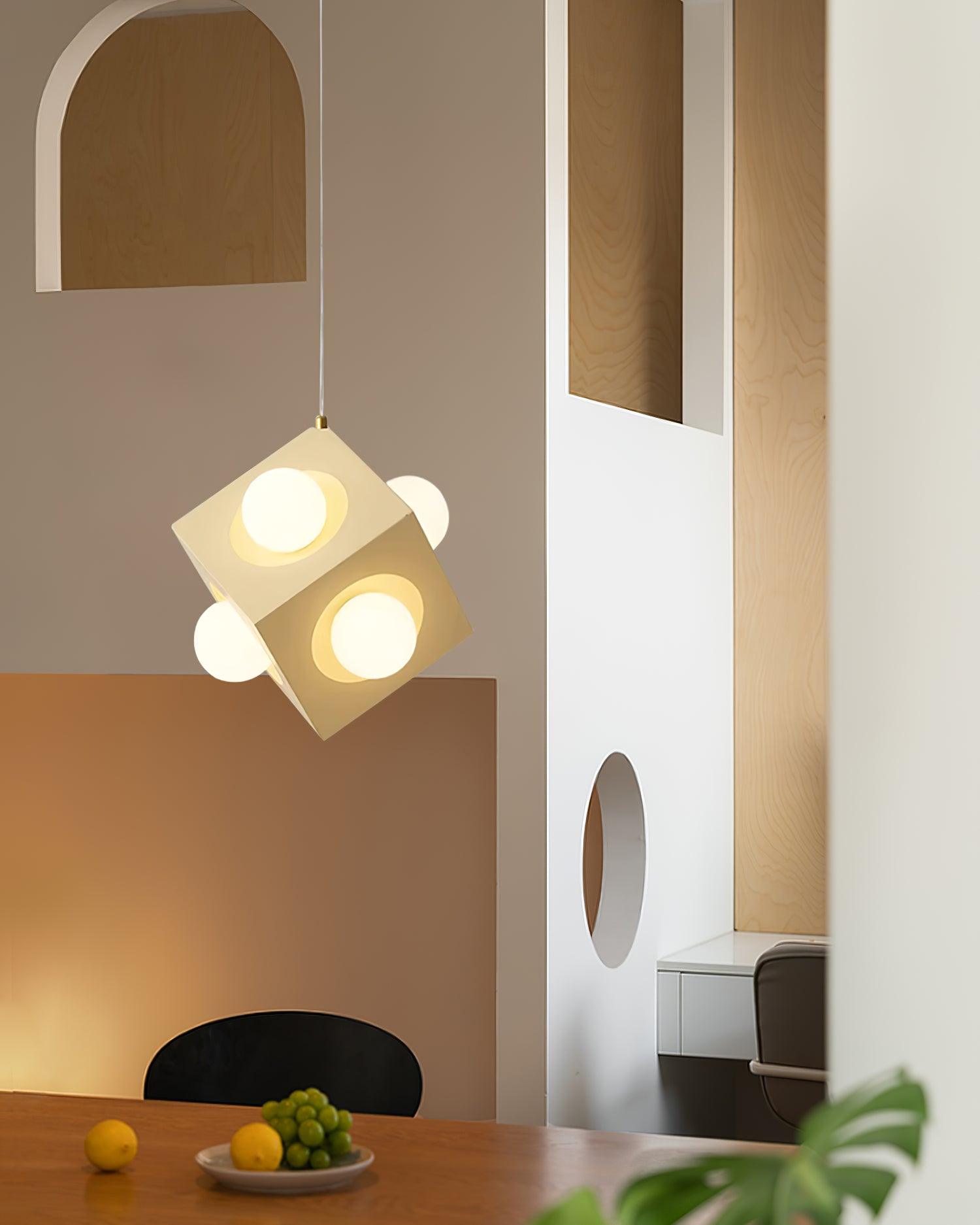 Block Pendant Lamp Cubic Minimalist - Letslighting