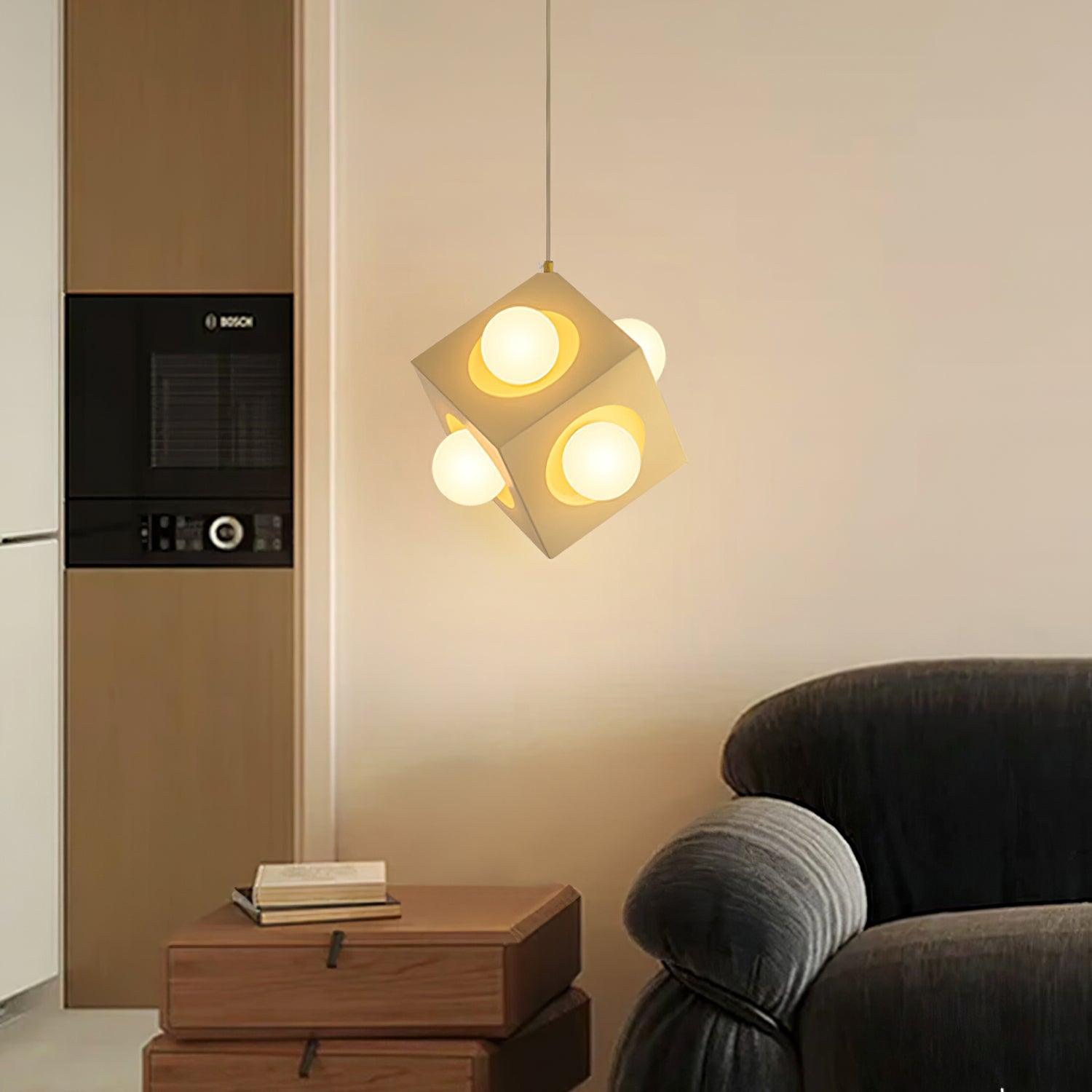 Block Pendant Lamp Cubic Minimalist - Letslighting