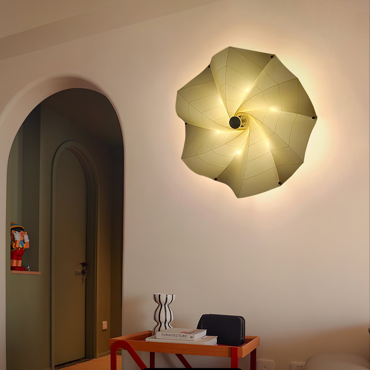 Vadorir Spiral Fabric Pendant Light - Neutralighting