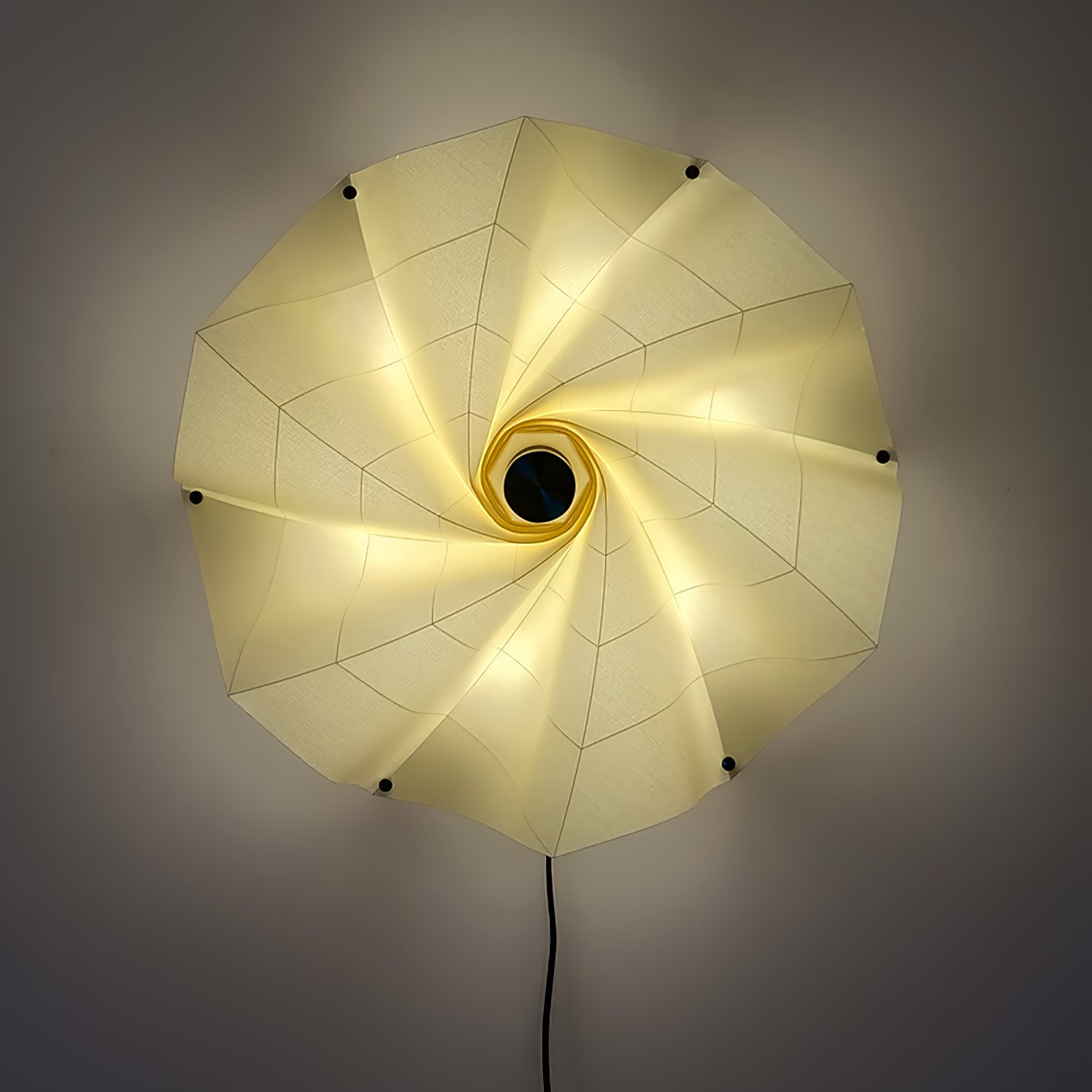 Vadorir Spiral Fabric Pendant Light - Neutralighting