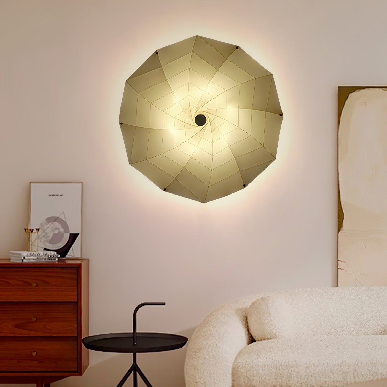 Vadorir Spiral Fabric Pendant Light - Neutralighting
