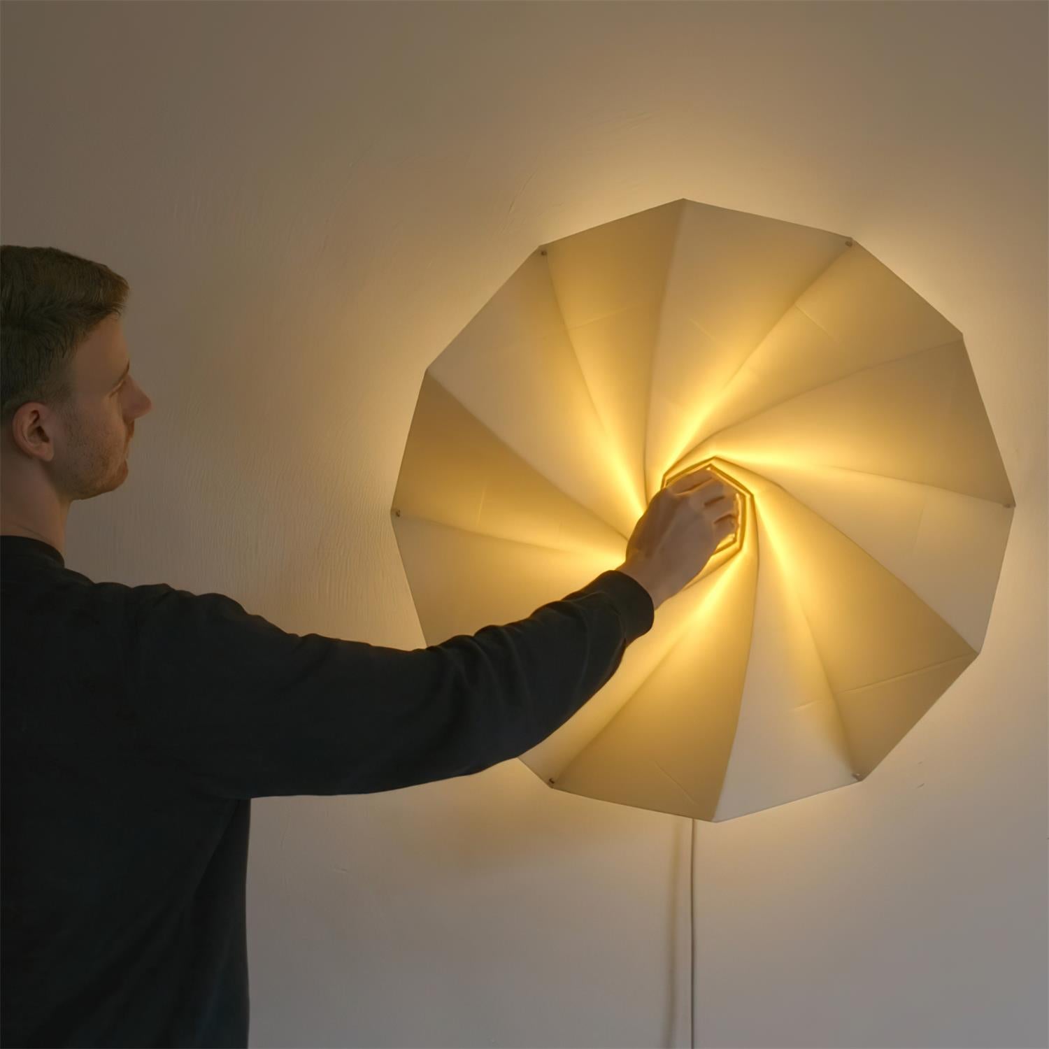 Echo Applique Murale Moderne LED Abat-jour Spiralé - Neutralighting