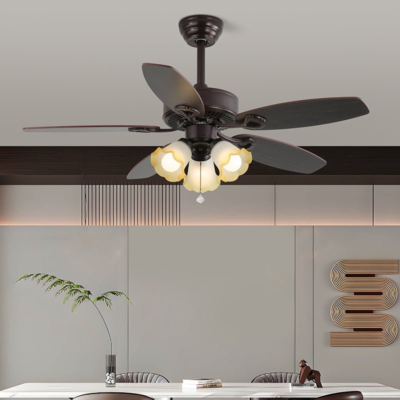 Plafonnier Ventilateur Vintage Elora, Modèle I