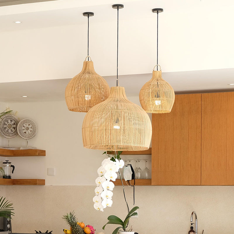 Ritta Vintage Artisanal Rotin Suspension Salon - Neutralighting