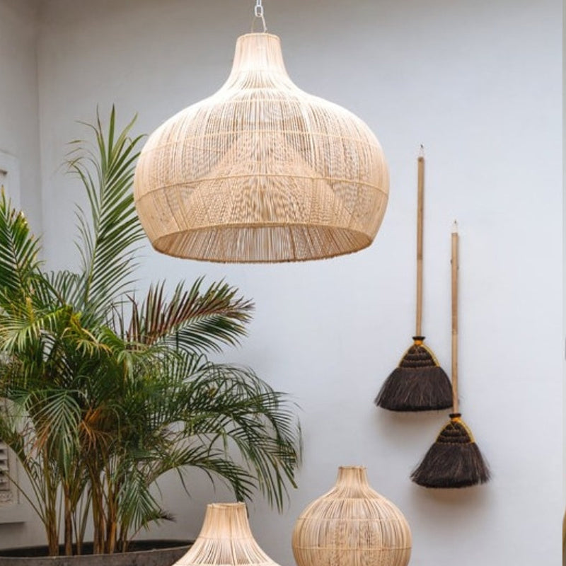 Ritta Vintage Artisanal Rotin Suspension Salon - Neutralighting
